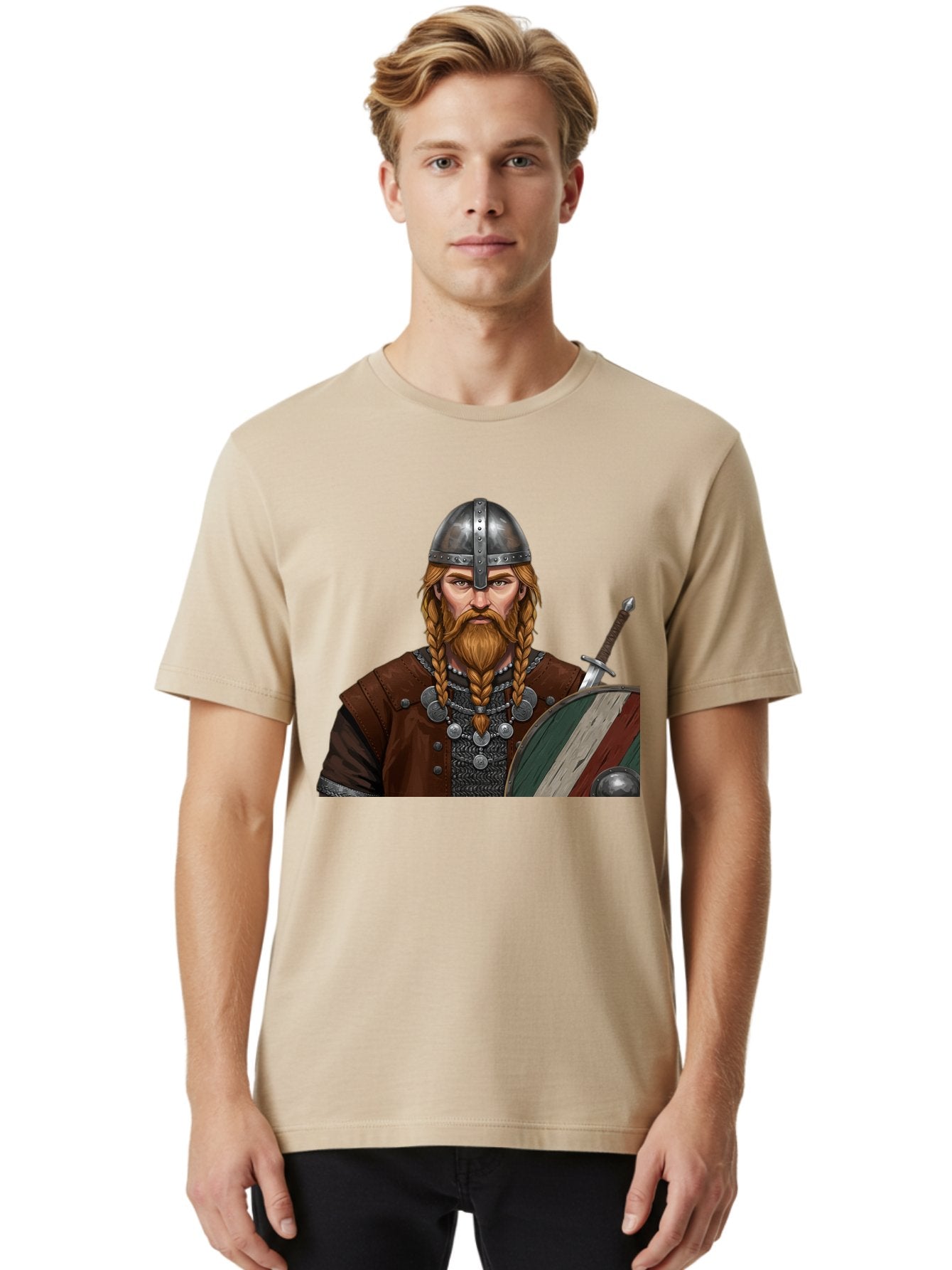 Viking-Warrior-3 Men'S Graphic Tee, 100% Cotton, Comfortable Casual Summer Wear, Machine Washable, Vintage Camera, Old Camera, Antique Camera, Black Camera, Classic Photography, Photography Equipment, Nostalgic Device, Film Camera, Camera Art Bah322 17