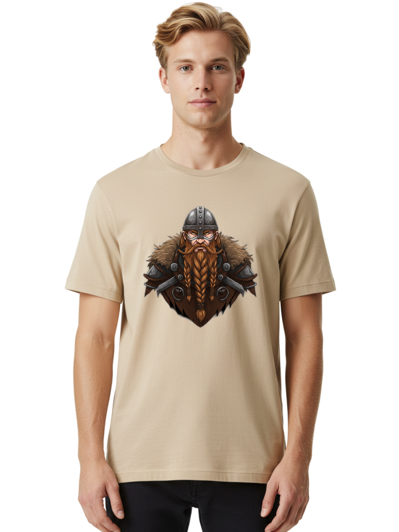 Viking-Warrior-Icon Men'S Graphic Tee, 100% Cotton, Comfortable Casual Summer Wear, Machine Washable, Vintage Camera, Old Camera, Antique Camera, Black Camera, Classic Photography, Photography Equipment, Nostalgic Device, Film Camera, Bah323 28