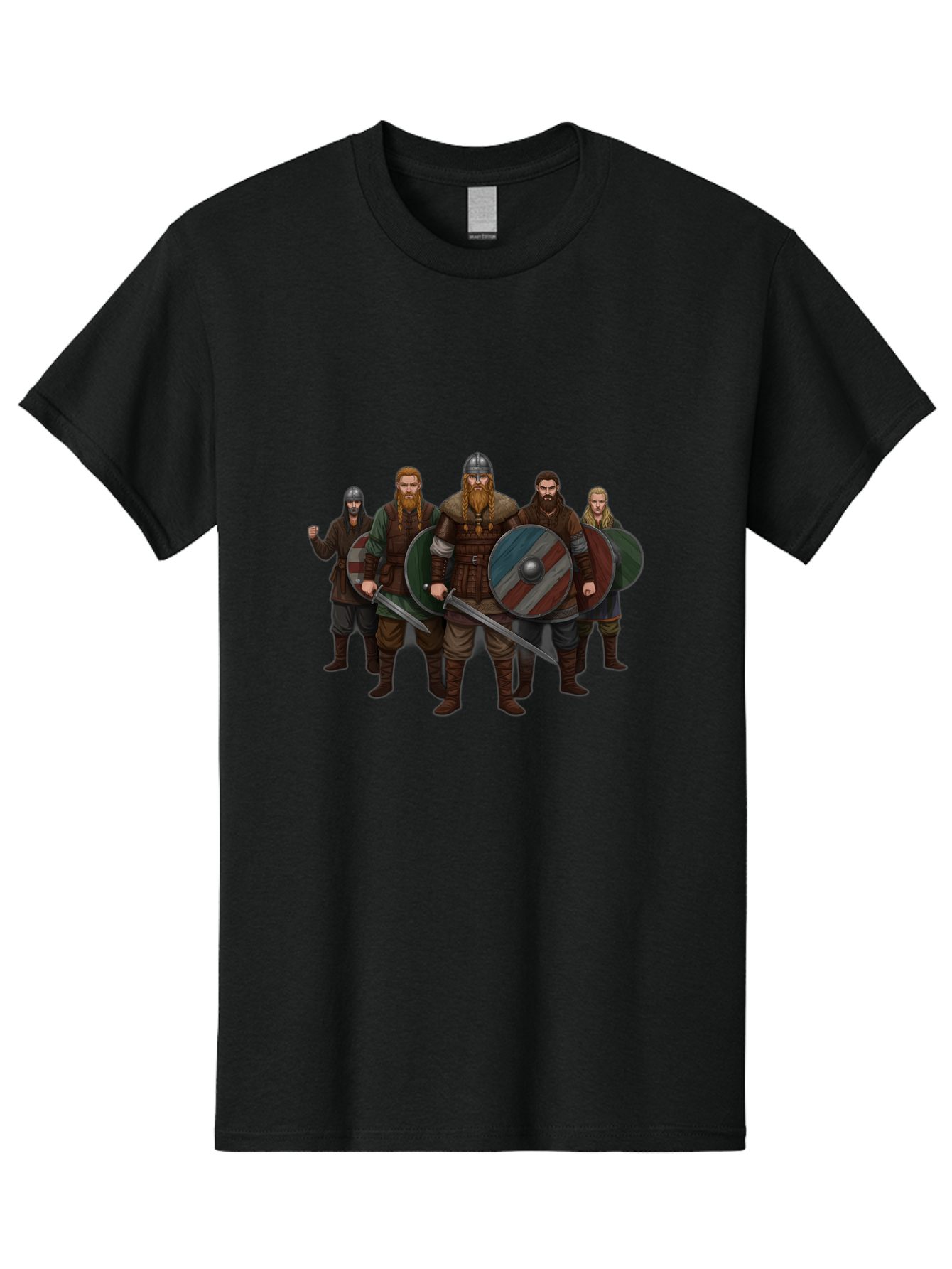 Viking-Warriors-10 Men'S Graphic Tee, 100% Cotton, Comfortable Casual Summer Wear, Machine Washable, Vintage Camera, Old Camera, Antique Camera, Black Camera, Classic Photography, Photography Equipment, Nostalgic Device, Film Camera, Bah326 13