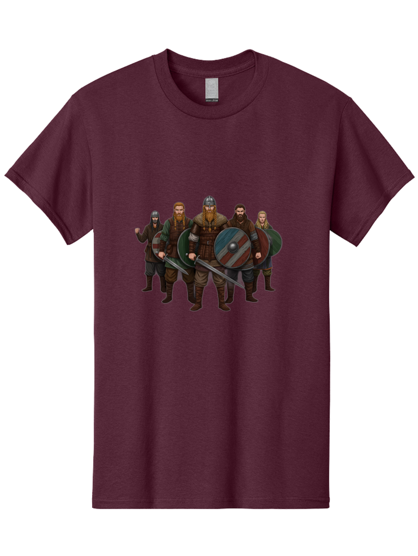 Viking-Warriors-10 Men'S Graphic Tee, 100% Cotton, Comfortable Casual Summer Wear, Machine Washable, Vintage Camera, Old Camera, Antique Camera, Black Camera, Classic Photography, Photography Equipment, Nostalgic Device, Film Camera, Bah326 4