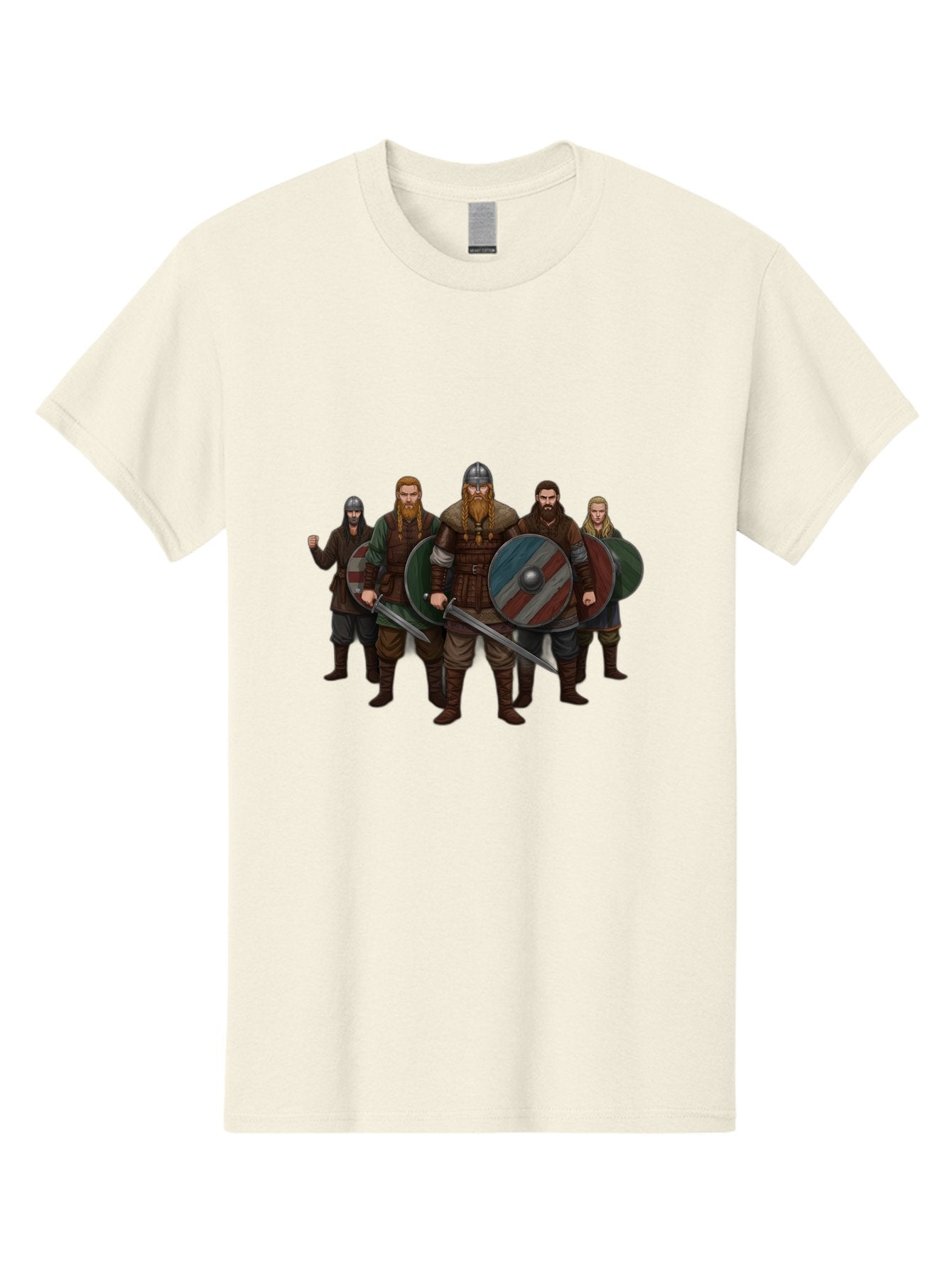 Viking-Warriors-10 Men'S Graphic Tee, 100% Cotton, Comfortable Casual Summer Wear, Machine Washable, Vintage Camera, Old Camera, Antique Camera, Black Camera, Classic Photography, Photography Equipment, Nostalgic Device, Film Camera, Bah326