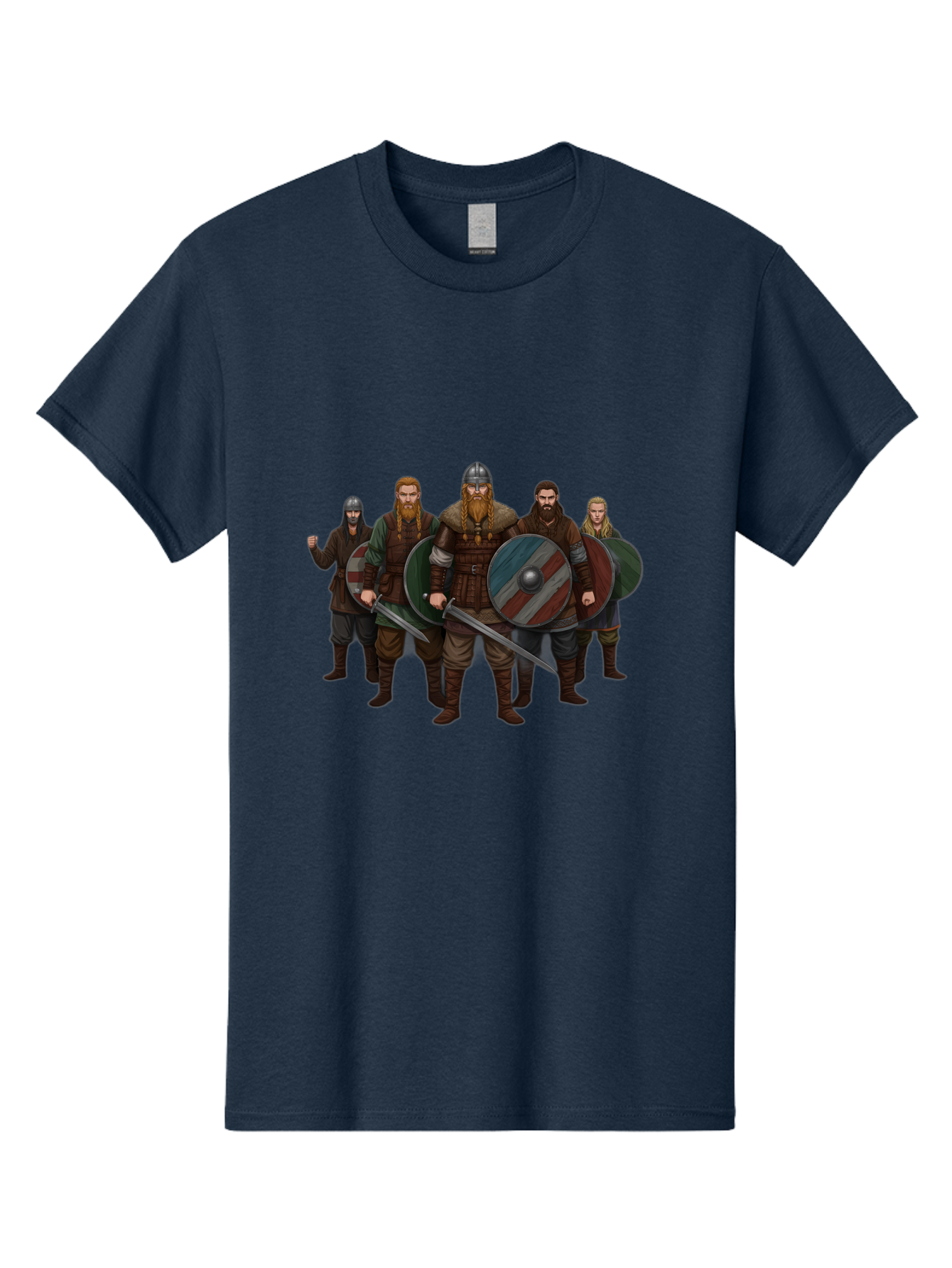 Viking-Warriors-10 Men'S Graphic Tee, 100% Cotton, Comfortable Casual Summer Wear, Machine Washable, Vintage Camera, Old Camera, Antique Camera, Black Camera, Classic Photography, Photography Equipment, Nostalgic Device, Film Camera, Bah326 7