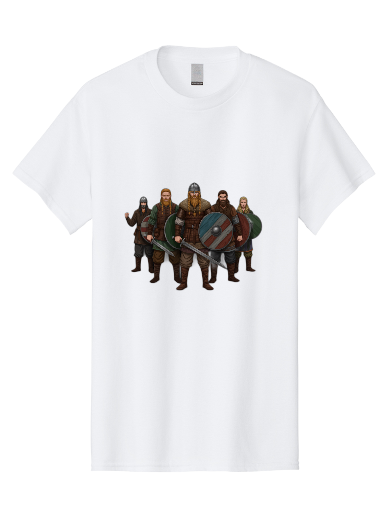 Viking-Warriors-10 Men'S Graphic Tee, 100% Cotton, Comfortable Casual Summer Wear, Machine Washable, Vintage Camera, Old Camera, Antique Camera, Black Camera, Classic Photography, Photography Equipment, Nostalgic Device, Film Camera, Bah326 5