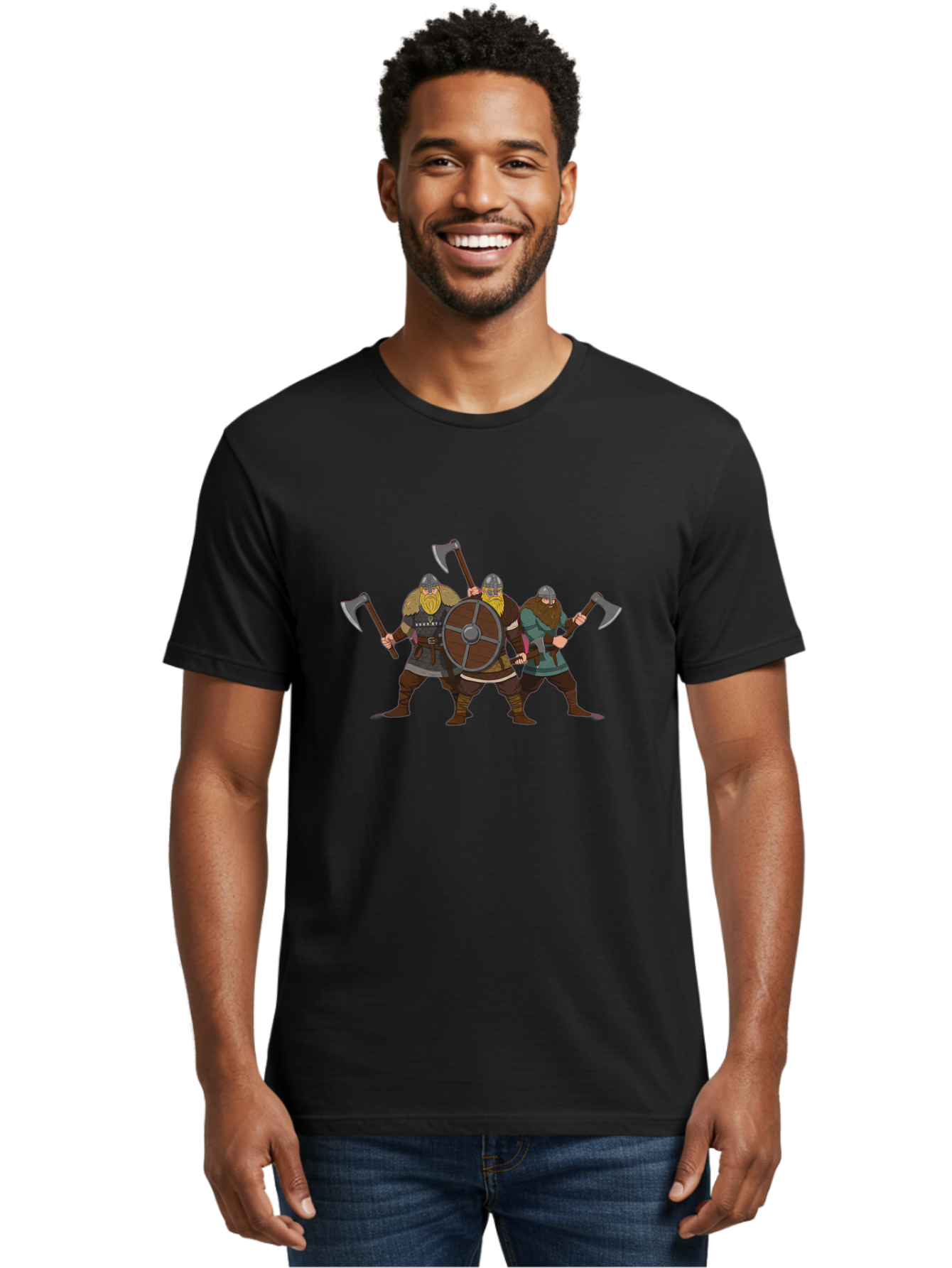 Viking-Warriors-12 Men'S Graphic Tee, 100% Cotton, Comfortable Casual Summer Wear, Machine Washable, Vintage Camera, Old Camera, Antique Camera, Black Camera, Classic Photography, Photography Equipment, Nostalgic Device, Film Camera, Bah328 22