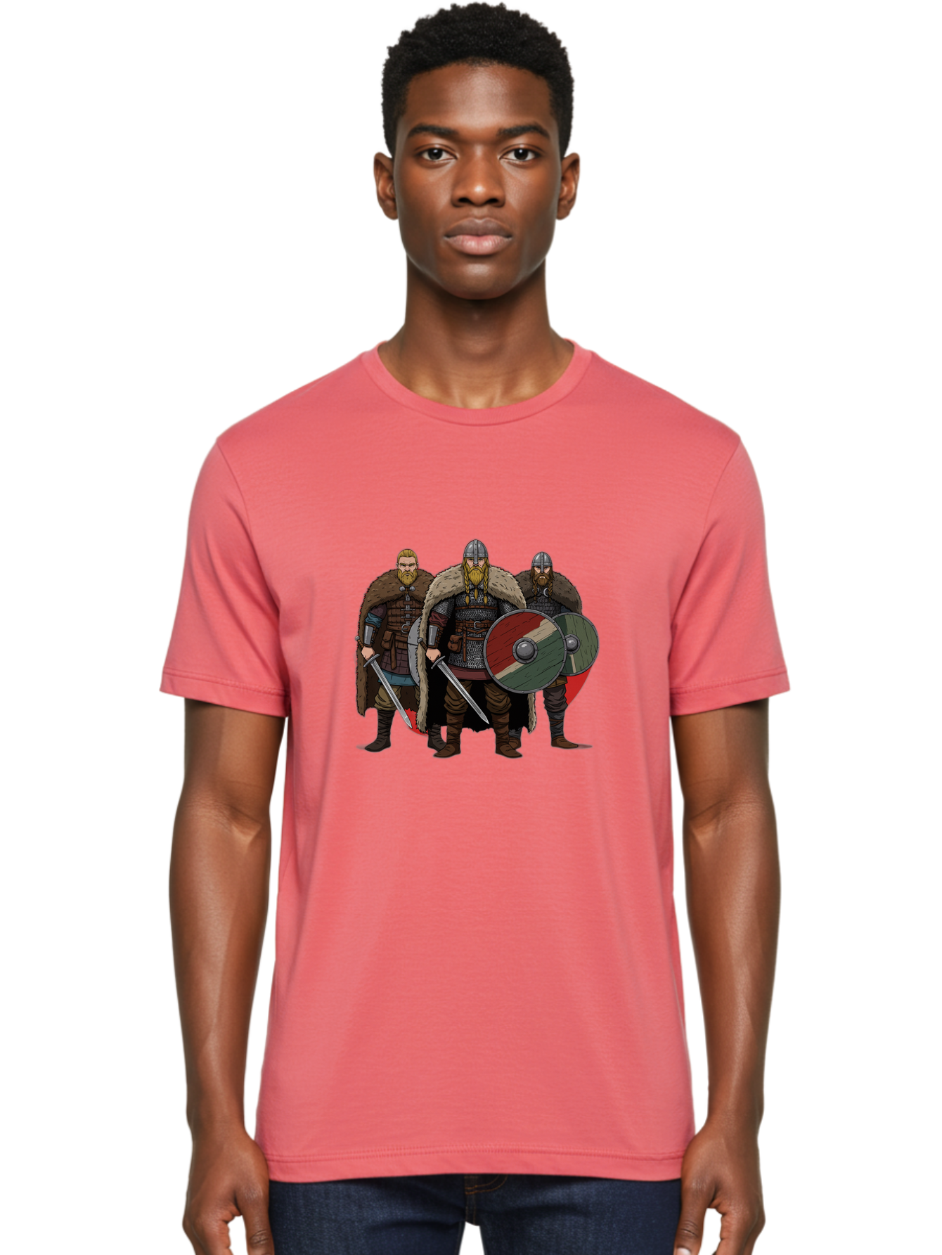 Viking-Warriors-13 Men'S Graphic Tee, 100% Cotton, Comfortable Casual Summer Wear, Machine Washable, Vintage Camera, Old Camera, Antique Camera, Black Camera, Classic Photography, Photography Equipment, Nostalgic Device, Film Camera, Bah329 16