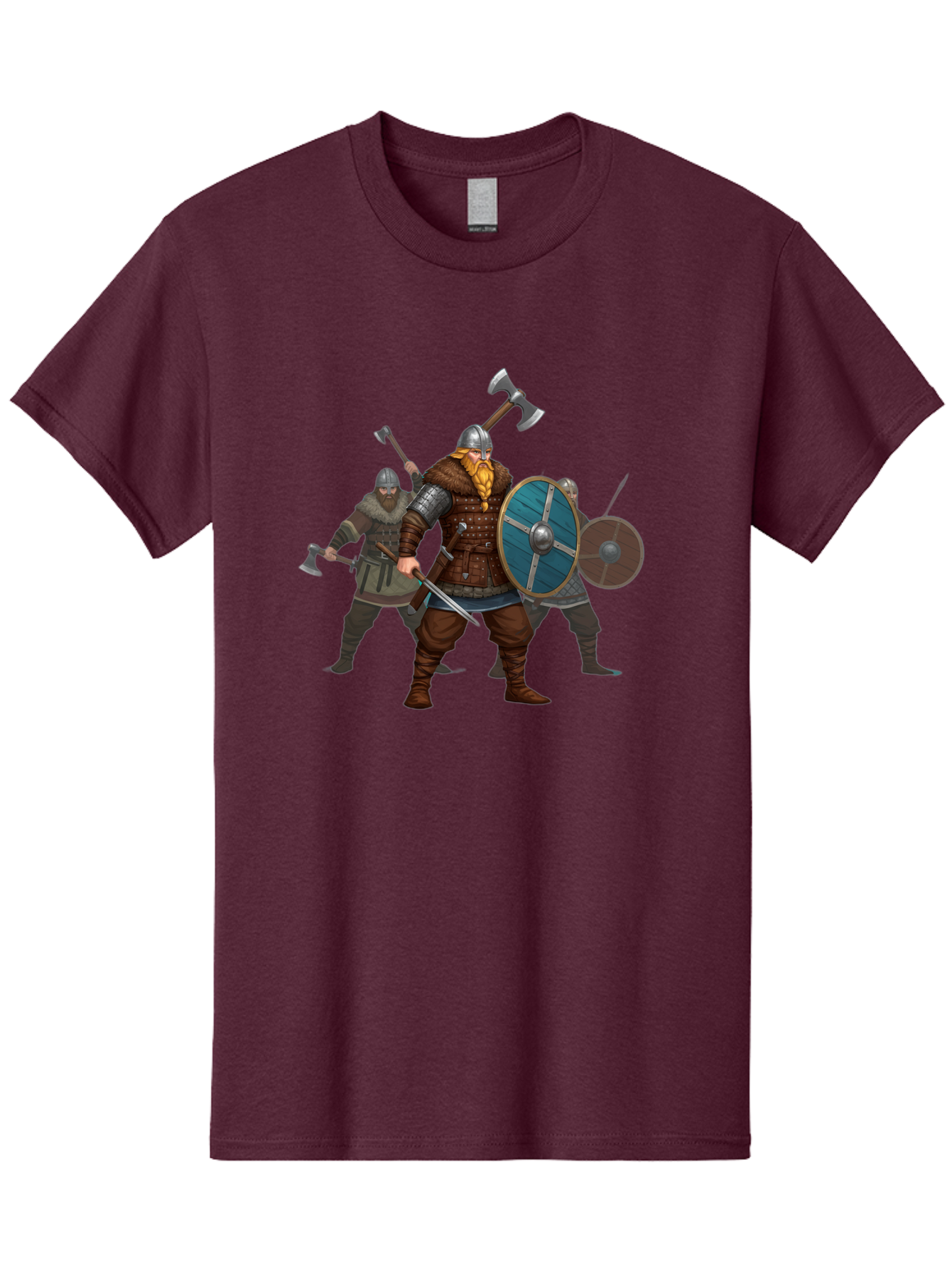 Viking-Warriors-2 Men'S Graphic Tee, 100% Cotton, Comfortable Casual Summer Wear, Machine Washable, Vintage Camera, Old Camera, Antique Camera, Black Camera, Classic Photography, Photography Equipment, Nostalgic Device, Film Camera, Camera Art Bah330 4