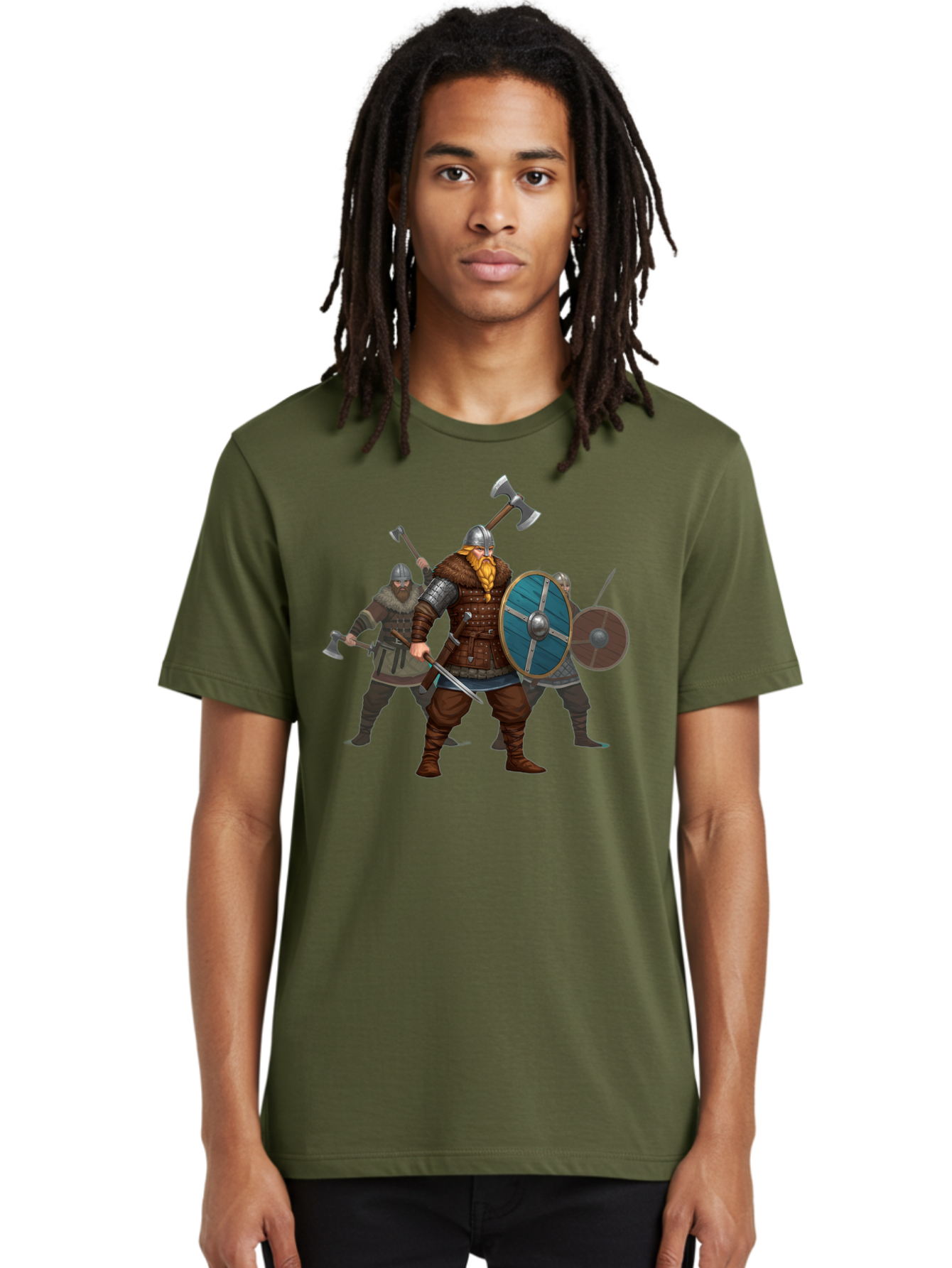 Viking-Warriors-2 Men'S Graphic Tee, 100% Cotton, Comfortable Casual Summer Wear, Machine Washable, Vintage Camera, Old Camera, Antique Camera, Black Camera, Classic Photography, Photography Equipment, Nostalgic Device, Film Camera, Camera Art Bah330 25