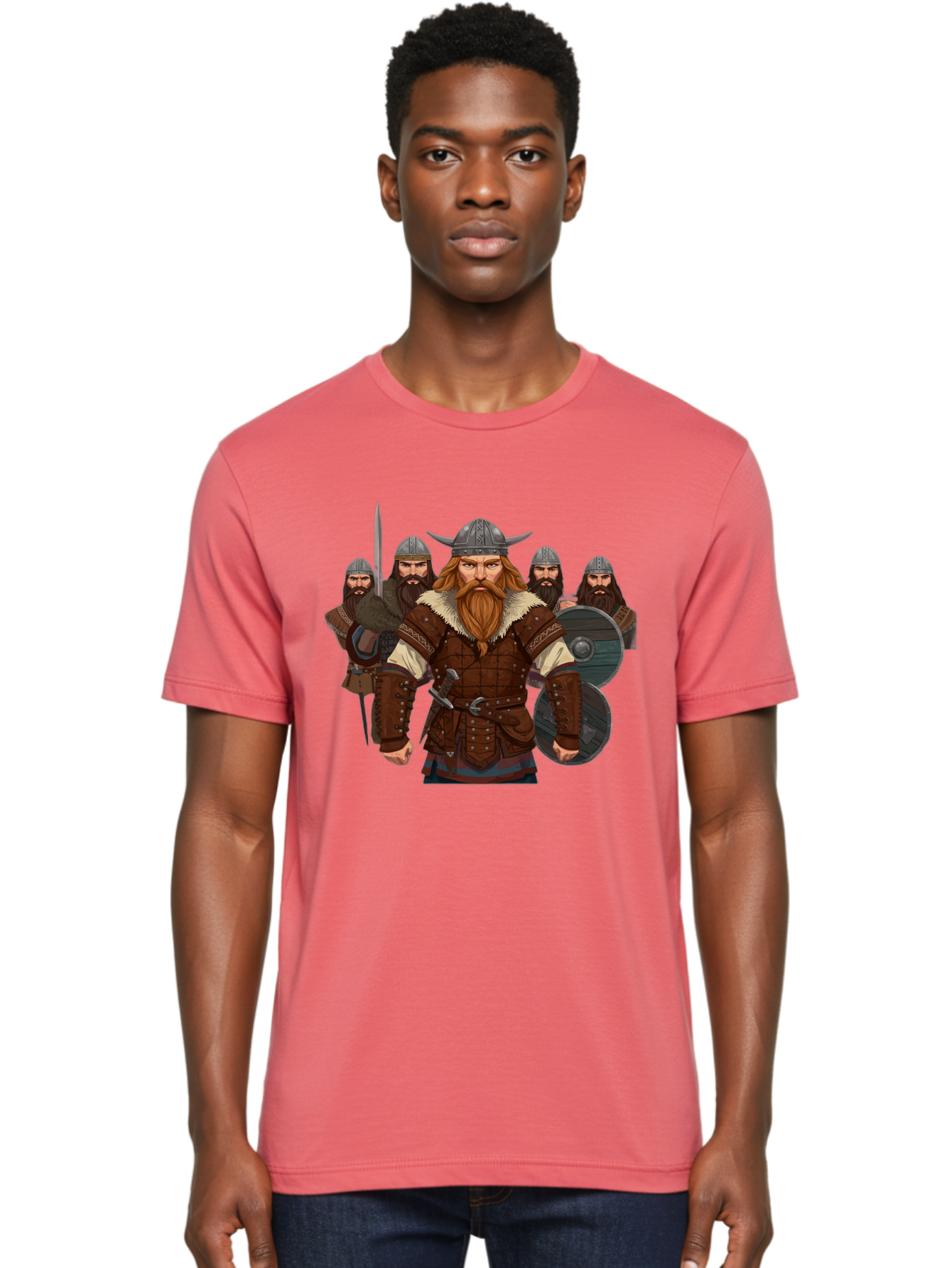 Viking-Warriors-3 Men'S Graphic Tee, 100% Cotton, Comfortable Casual Summer Wear, Machine Washable, Vintage Camera, Old Camera, Antique Camera, Black Camera, Classic Photography, Photography Equipment, Nostalgic Device, Film Camera, Camera Art Bah331 27
