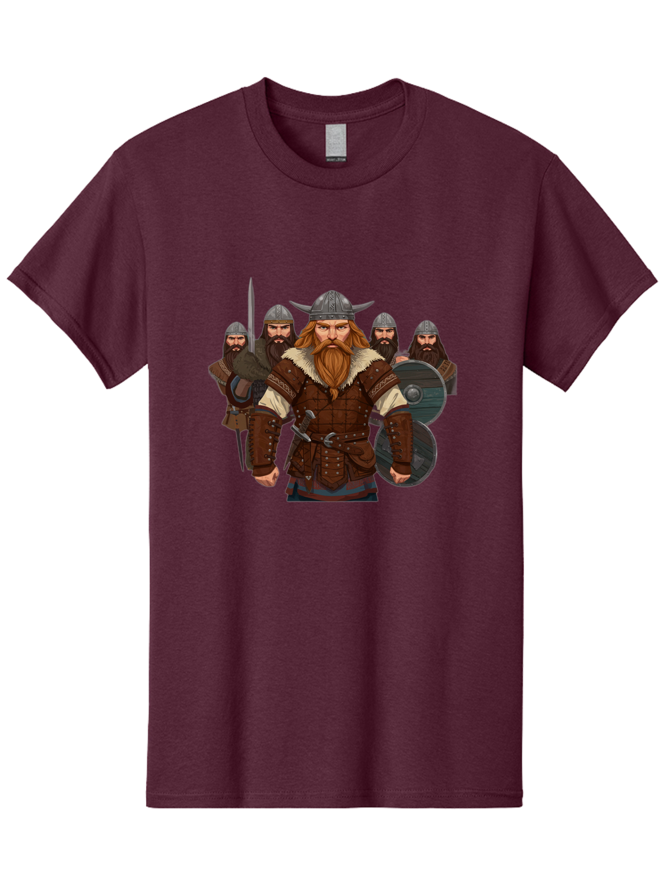 Viking-Warriors-3 Men'S Graphic Tee, 100% Cotton, Comfortable Casual Summer Wear, Machine Washable, Vintage Camera, Old Camera, Antique Camera, Black Camera, Classic Photography, Photography Equipment, Nostalgic Device, Film Camera, Camera Art Bah331 5