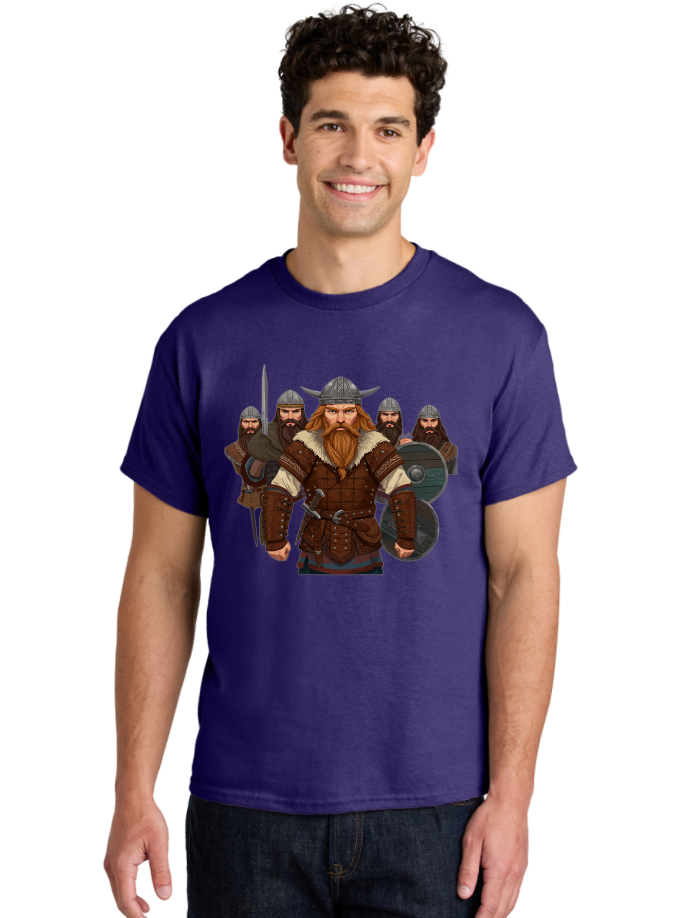 Viking-Warriors-3 Men'S Graphic Tee, 100% Cotton, Comfortable Casual Summer Wear, Machine Washable, Vintage Camera, Old Camera, Antique Camera, Black Camera, Classic Photography, Photography Equipment, Nostalgic Device, Film Camera, Camera Art Bah331 29