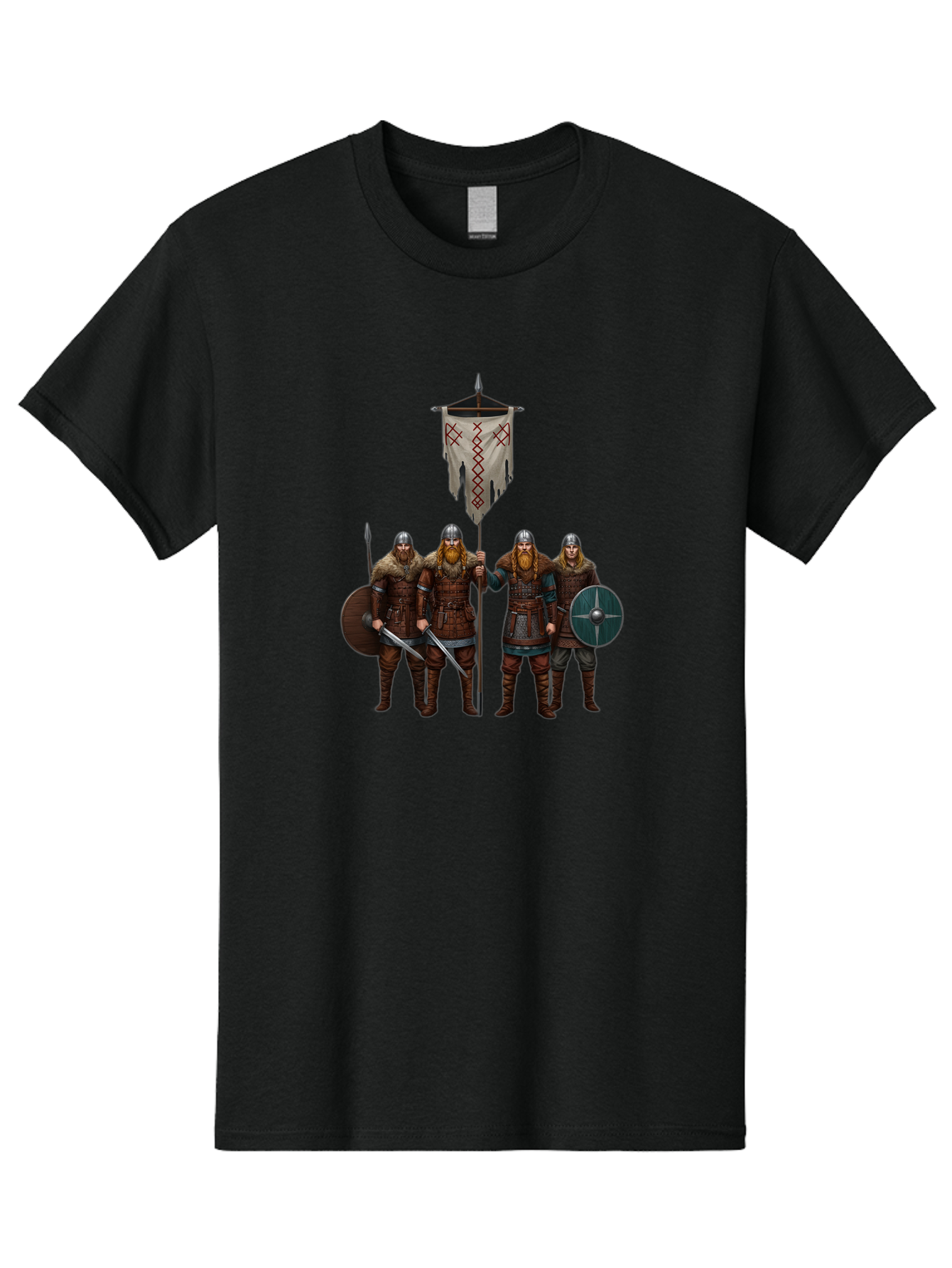 Viking-Warriors-4 Men'S Graphic Tee, 100% Cotton, Comfortable Casual Summer Wear, Machine Washable, Vintage Camera, Old Camera, Antique Camera, Black Camera, Classic Photography, Photography Equipment, Nostalgic Device, Film Camera, Camera Art Bah332 5