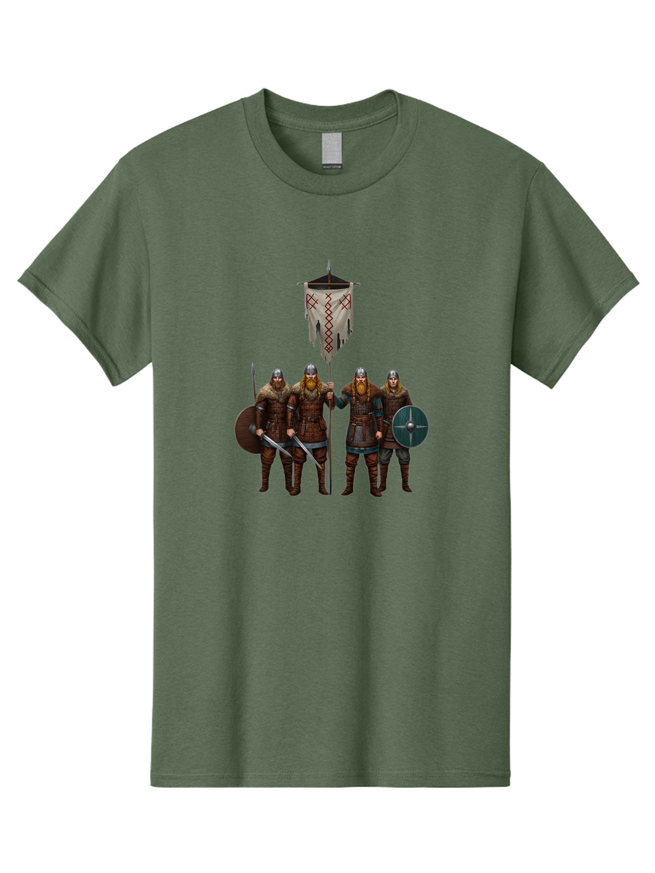 Viking-Warriors-4 Men'S Graphic Tee, 100% Cotton, Comfortable Casual Summer Wear, Machine Washable, Vintage Camera, Old Camera, Antique Camera, Black Camera, Classic Photography, Photography Equipment, Nostalgic Device, Film Camera, Camera Art Bah332
