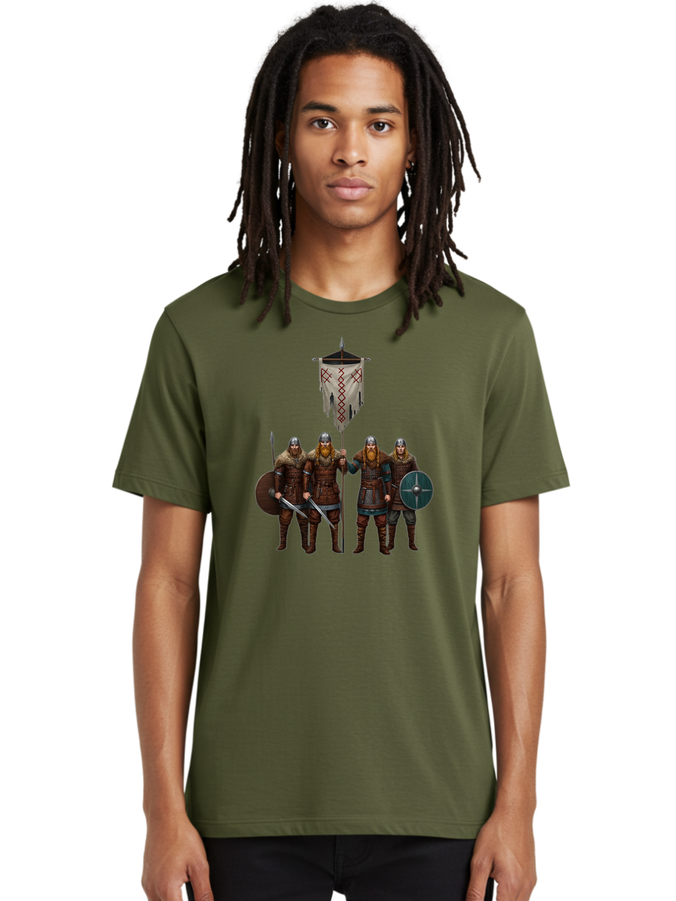 Viking-Warriors-4 Men'S Graphic Tee, 100% Cotton, Comfortable Casual Summer Wear, Machine Washable, Vintage Camera, Old Camera, Antique Camera, Black Camera, Classic Photography, Photography Equipment, Nostalgic Device, Film Camera, Camera Art Bah332 16