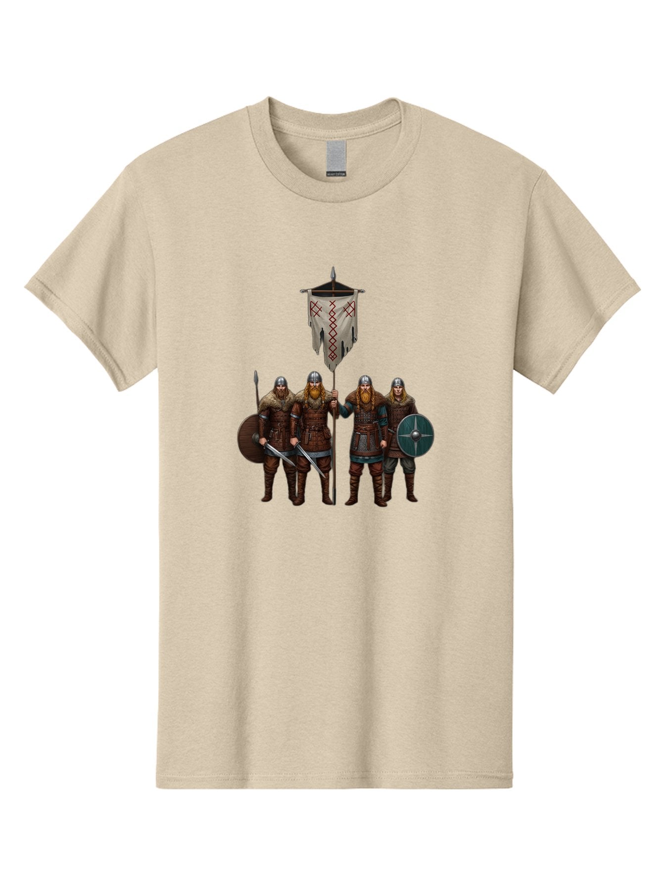 Viking-Warriors-4 Men'S Graphic Tee, 100% Cotton, Comfortable Casual Summer Wear, Machine Washable, Vintage Camera, Old Camera, Antique Camera, Black Camera, Classic Photography, Photography Equipment, Nostalgic Device, Film Camera, Camera Art Bah332