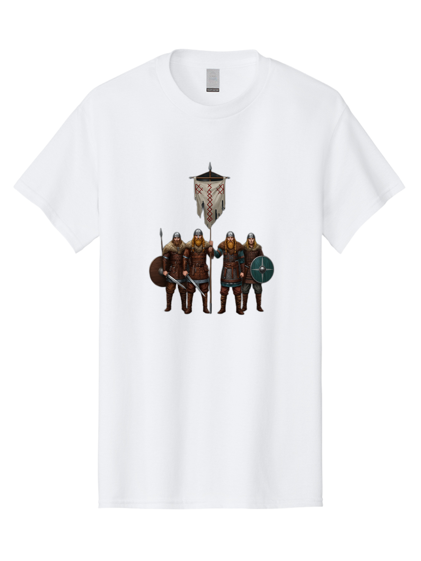 Viking-Warriors-4 Men'S Graphic Tee, 100% Cotton, Comfortable Casual Summer Wear, Machine Washable, Vintage Camera, Old Camera, Antique Camera, Black Camera, Classic Photography, Photography Equipment, Nostalgic Device, Film Camera, Camera Art Bah332 3