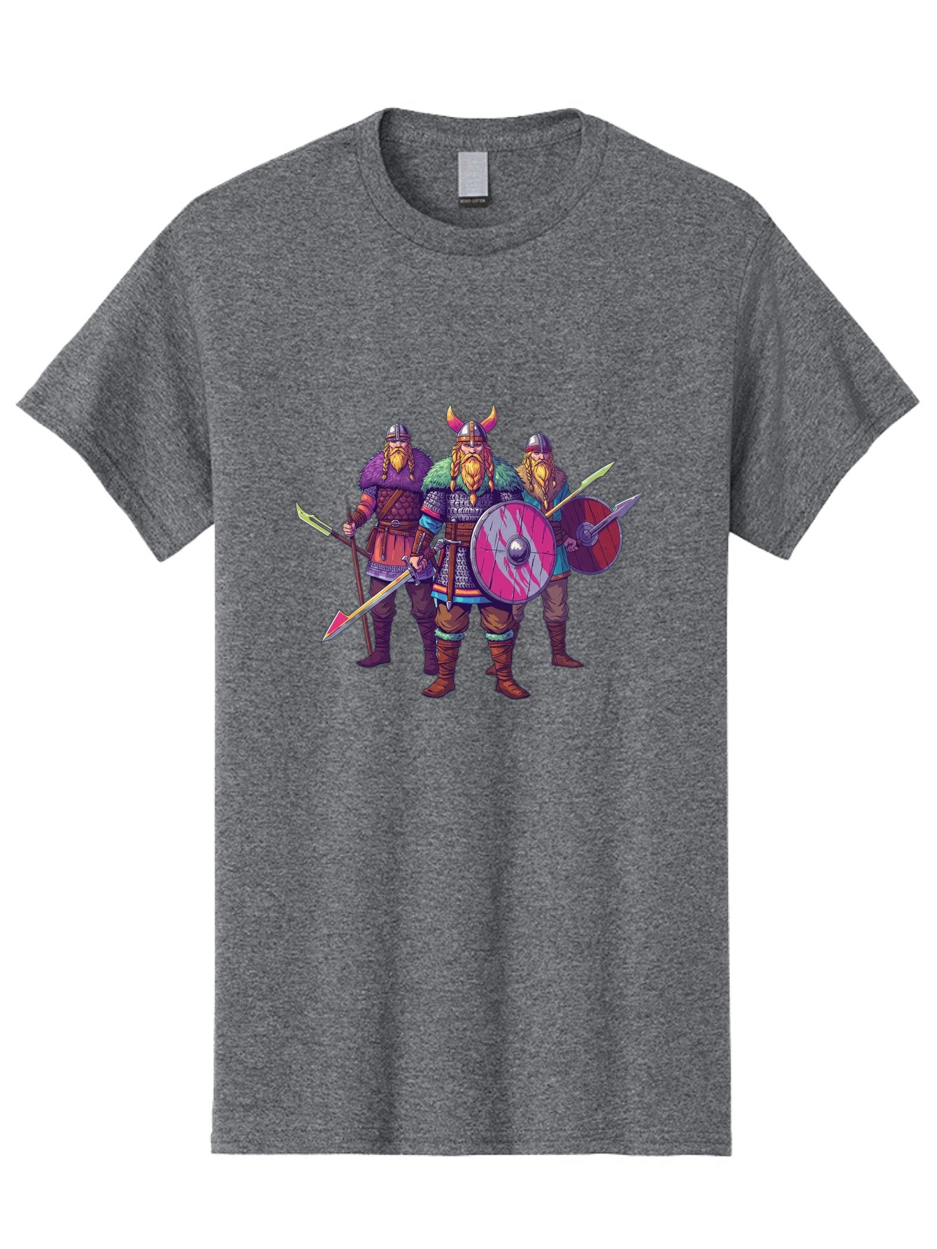 Viking-Warriors-6 Men'S Graphic Tee, 100% Cotton, Comfortable Casual Summer Wear, Machine Washable, Vintage Camera, Old Camera, Antique Camera, Black Camera, Classic Photography, Photography Equipment, Nostalgic Device, Film Camera, Camera Art Bah334 5