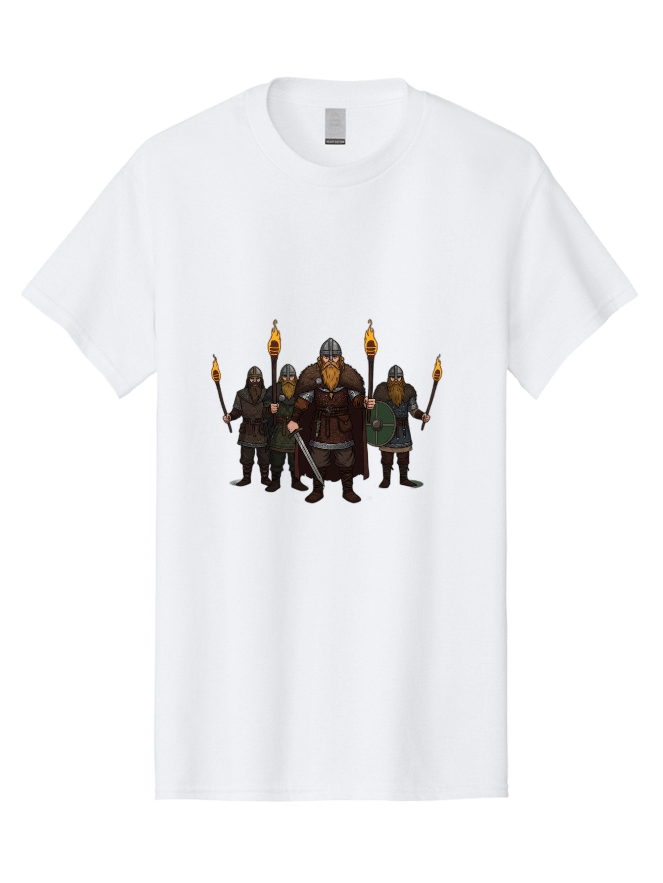 Viking-Warriors-7 Men'S Graphic Tee, 100% Cotton, Comfortable Casual Summer Wear, Machine Washable, Vintage Camera, Old Camera, Antique Camera, Black Camera, Classic Photography, Photography Equipment, Nostalgic Device, Film Camera, Camera Art Bah335 3