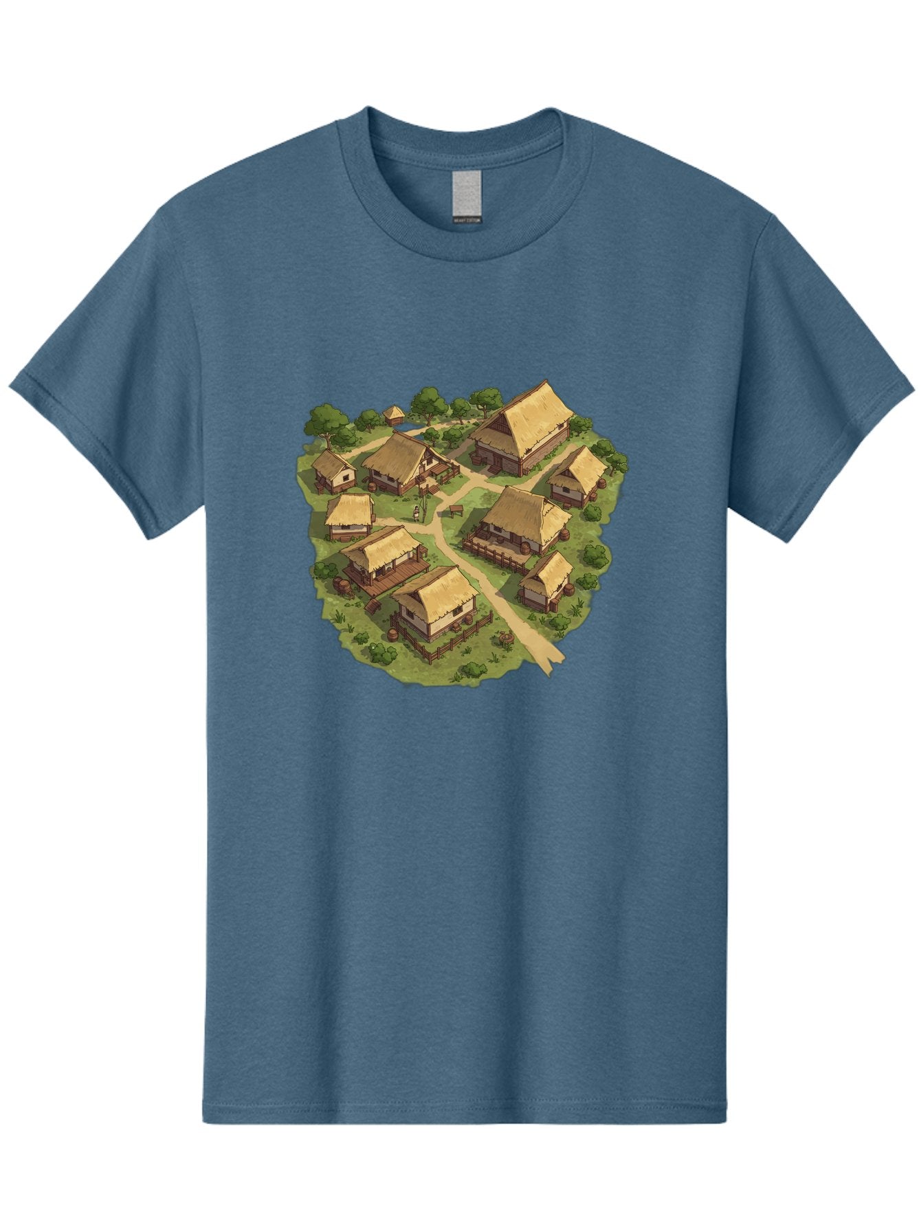 Village Men'S Graphic Tee, 100% Cotton, Comfortable Casual Summer Wear, Machine Washable, Vintage Camera, Old Camera, Antique Camera, Black Camera, Classic Photography, Photography Equipment, Nostalgic Device, Film Camera, Camera Art Bah341 15