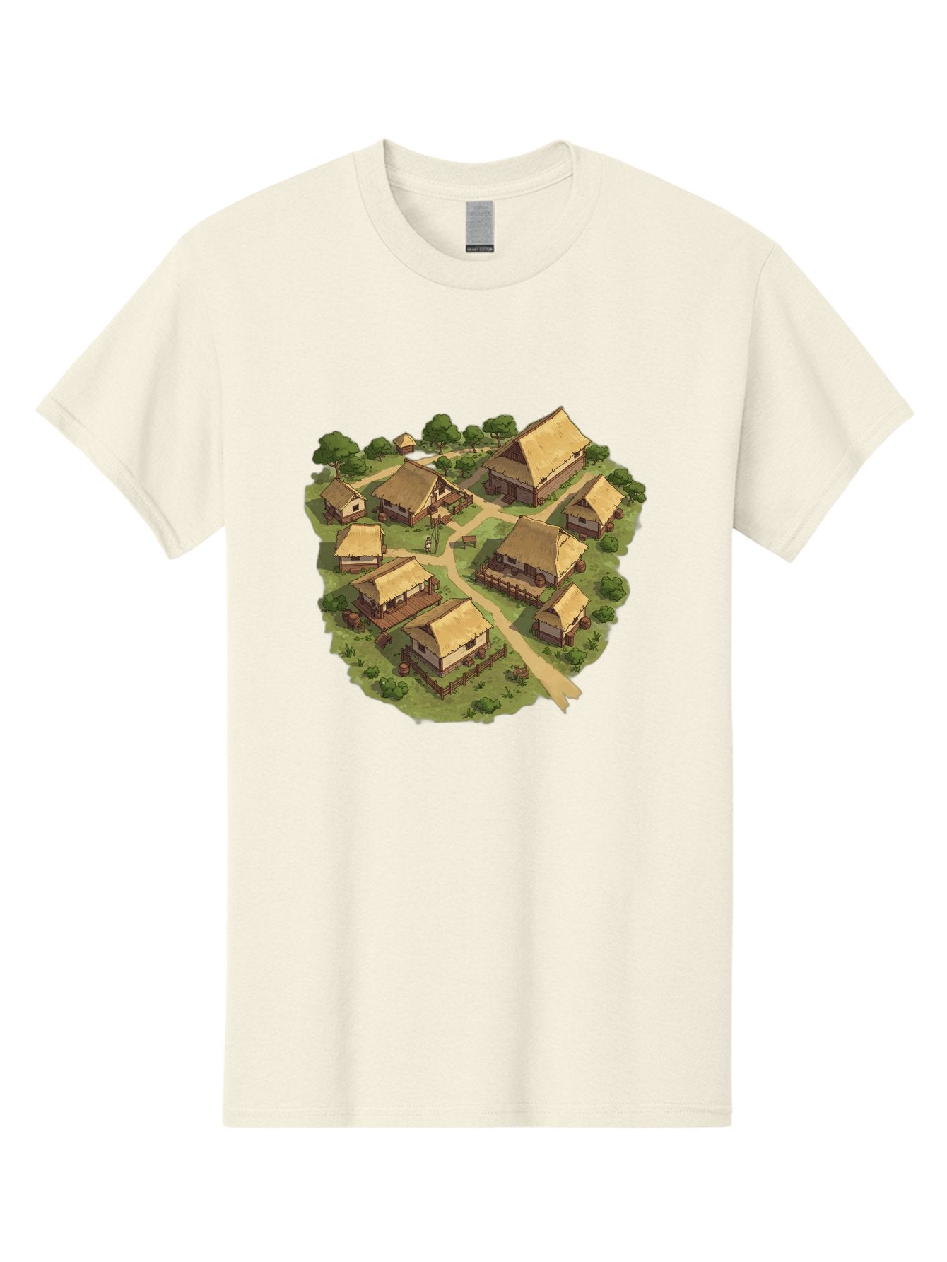 Village Men'S Graphic Tee, 100% Cotton, Comfortable Casual Summer Wear, Machine Washable, Vintage Camera, Old Camera, Antique Camera, Black Camera, Classic Photography, Photography Equipment, Nostalgic Device, Film Camera, Camera Art Bah341 5