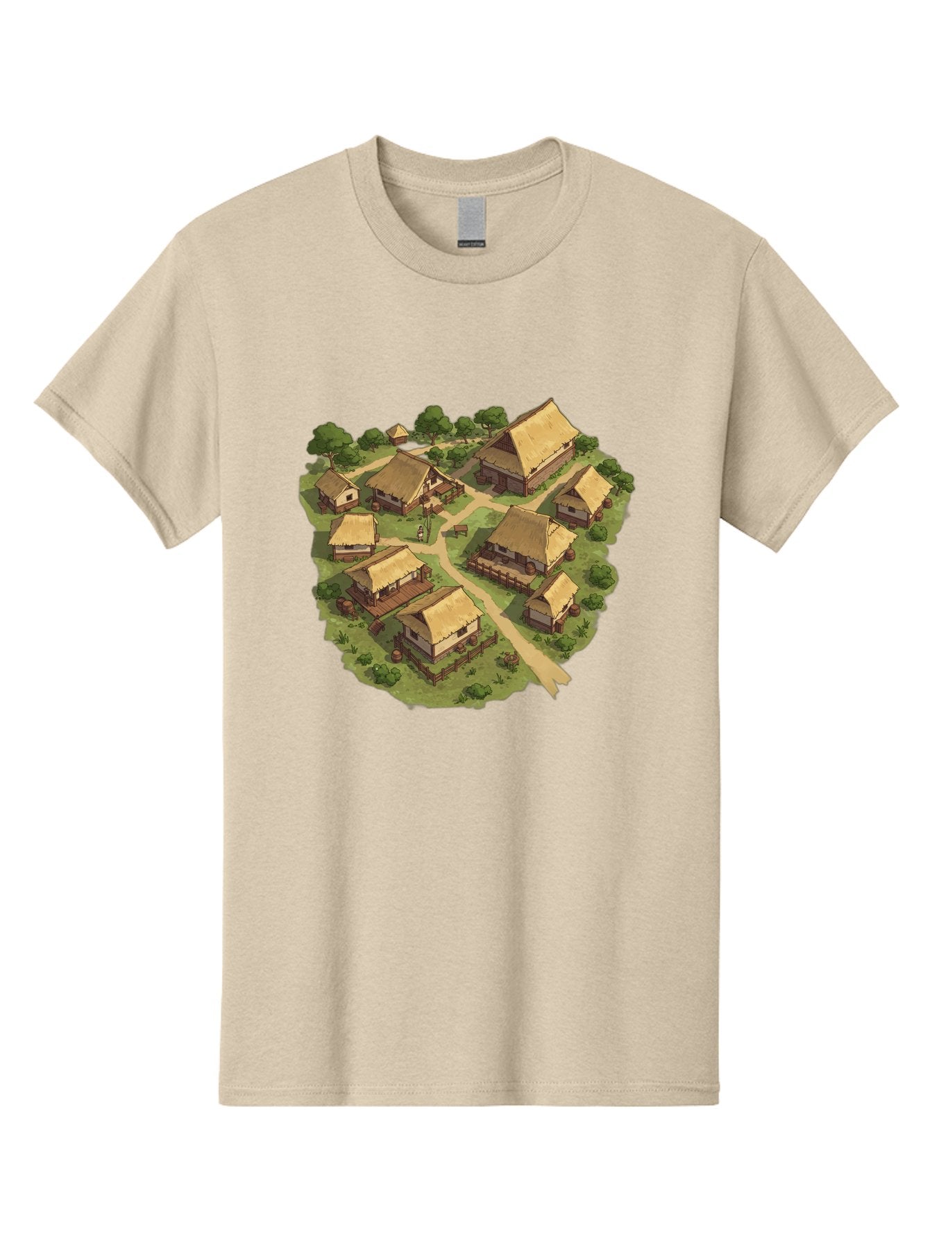 Village Men'S Graphic Tee, 100% Cotton, Comfortable Casual Summer Wear, Machine Washable, Vintage Camera, Old Camera, Antique Camera, Black Camera, Classic Photography, Photography Equipment, Nostalgic Device, Film Camera, Camera Art Bah341