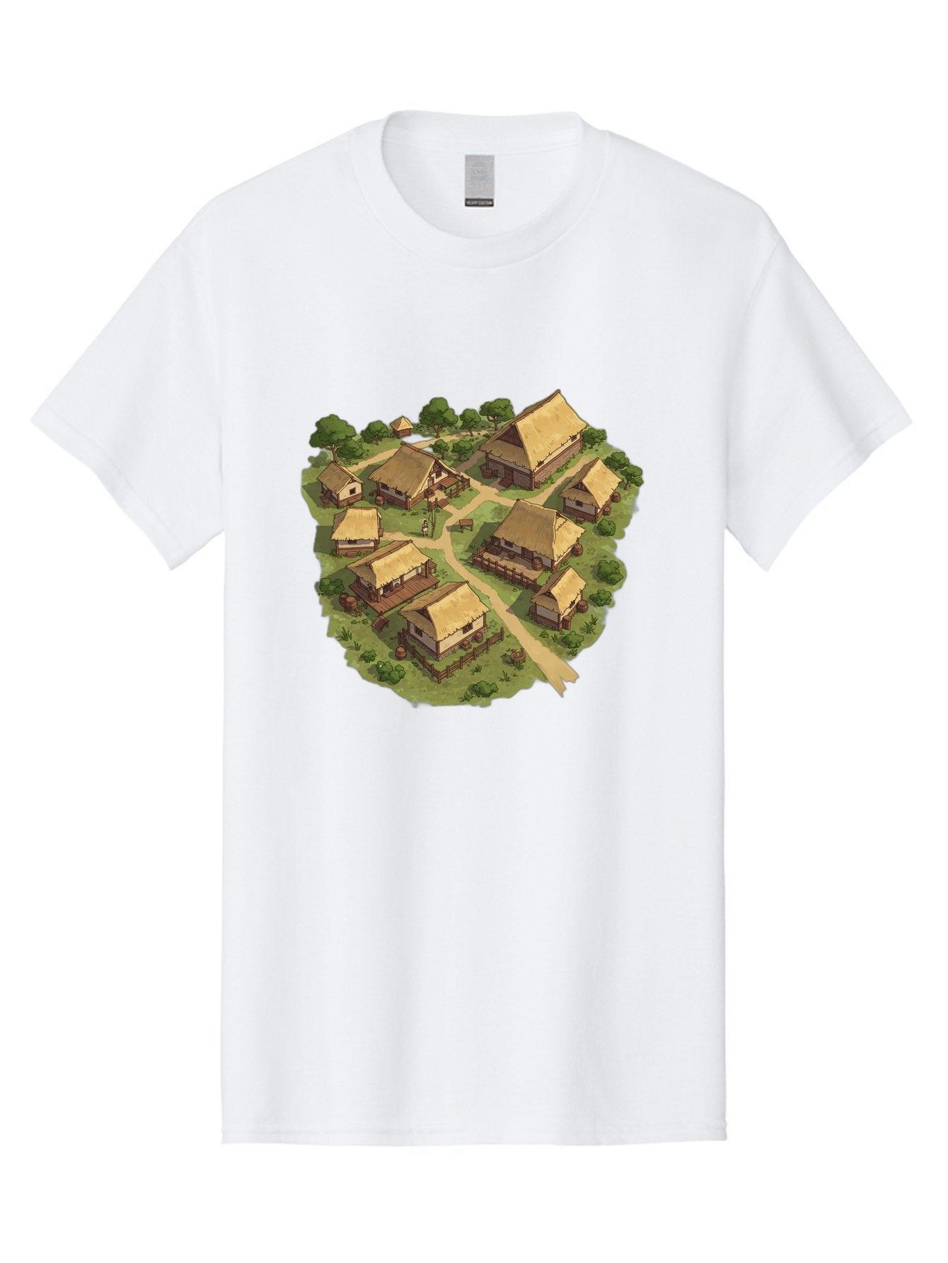 Village Men'S Graphic Tee, 100% Cotton, Comfortable Casual Summer Wear, Machine Washable, Vintage Camera, Old Camera, Antique Camera, Black Camera, Classic Photography, Photography Equipment, Nostalgic Device, Film Camera, Camera Art Bah341 13