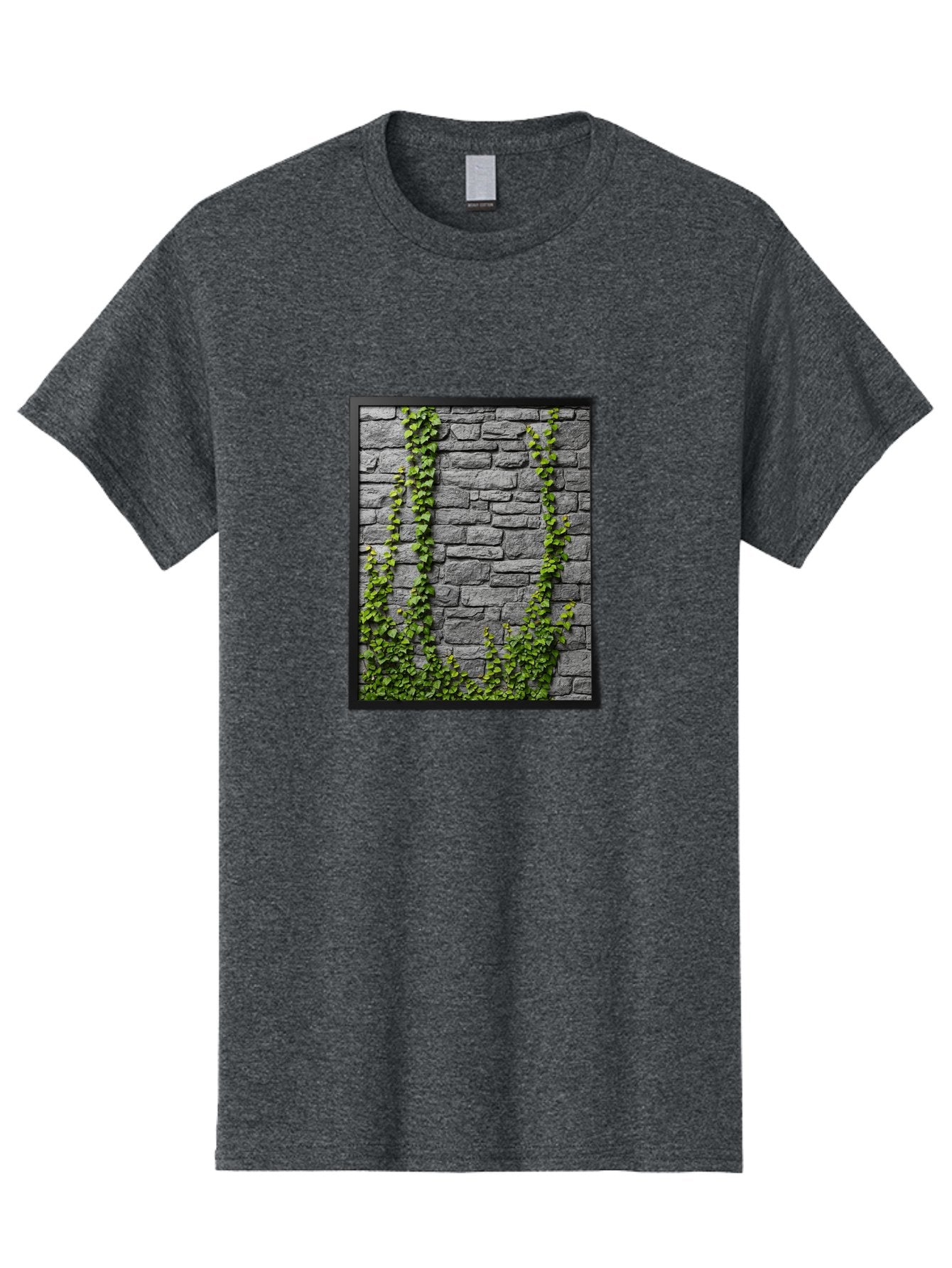 Vines-On-Stone-Wall Men'S Graphic Tee, 100% Cotton, Comfortable Casual Summer Wear, Machine Washable, Vintage Camera, Old Camera, Antique Camera, Black Camera, Classic Photography, Photography Equipment, Nostalgic Device, Film Camera, Bah342 4