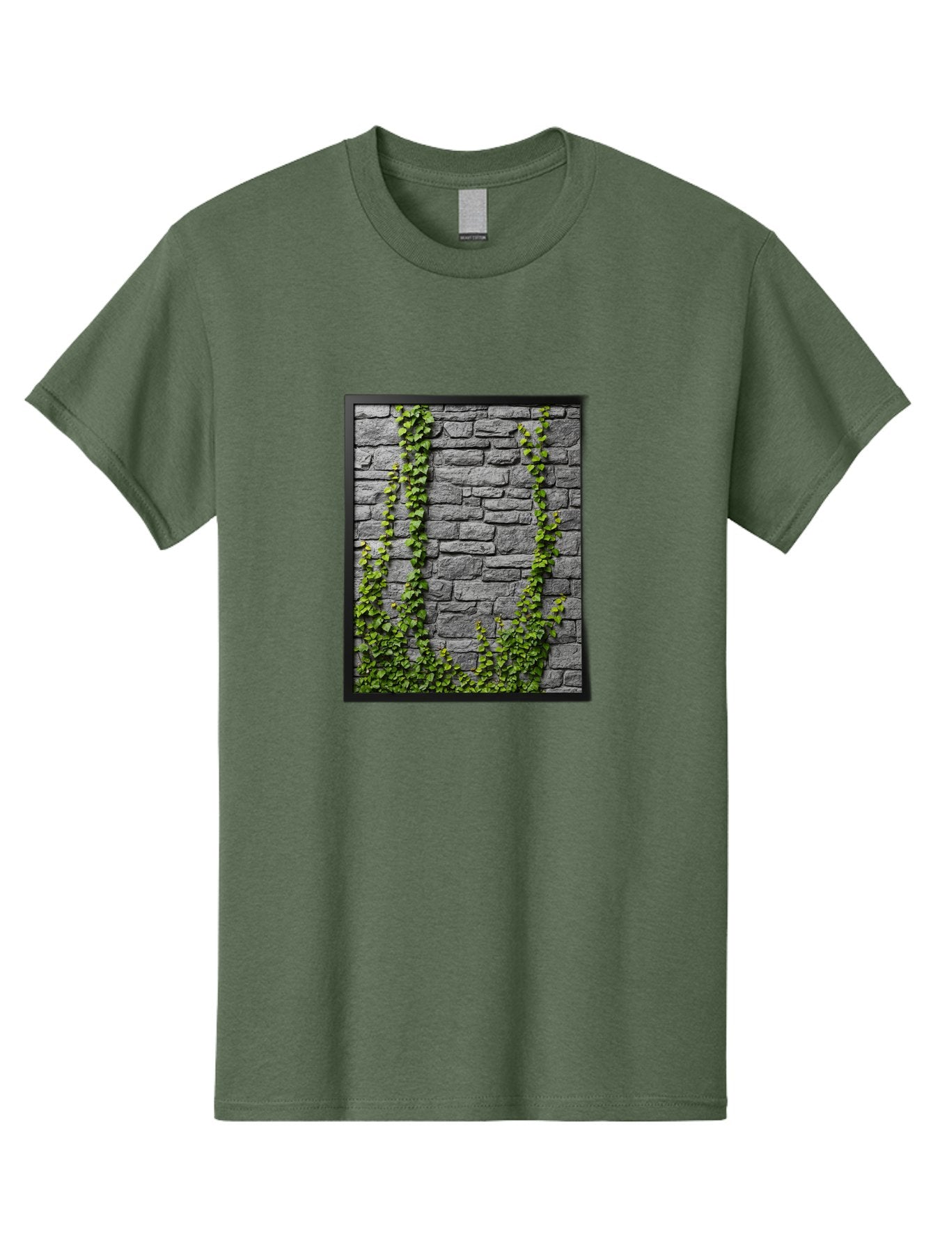Vines-On-Stone-Wall Men'S Graphic Tee, 100% Cotton, Comfortable Casual Summer Wear, Machine Washable, Vintage Camera, Old Camera, Antique Camera, Black Camera, Classic Photography, Photography Equipment, Nostalgic Device, Film Camera, Bah342 8