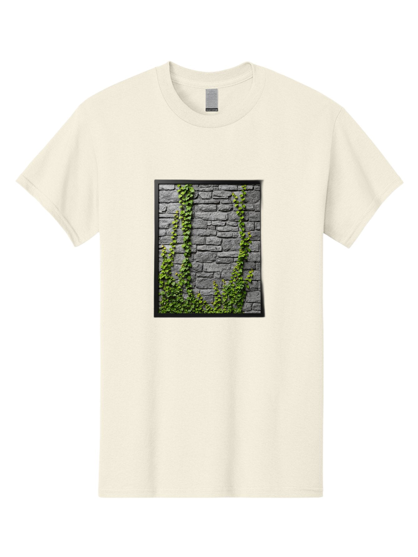 Vines-On-Stone-Wall Men'S Graphic Tee, 100% Cotton, Comfortable Casual Summer Wear, Machine Washable, Vintage Camera, Old Camera, Antique Camera, Black Camera, Classic Photography, Photography Equipment, Nostalgic Device, Film Camera, Bah342