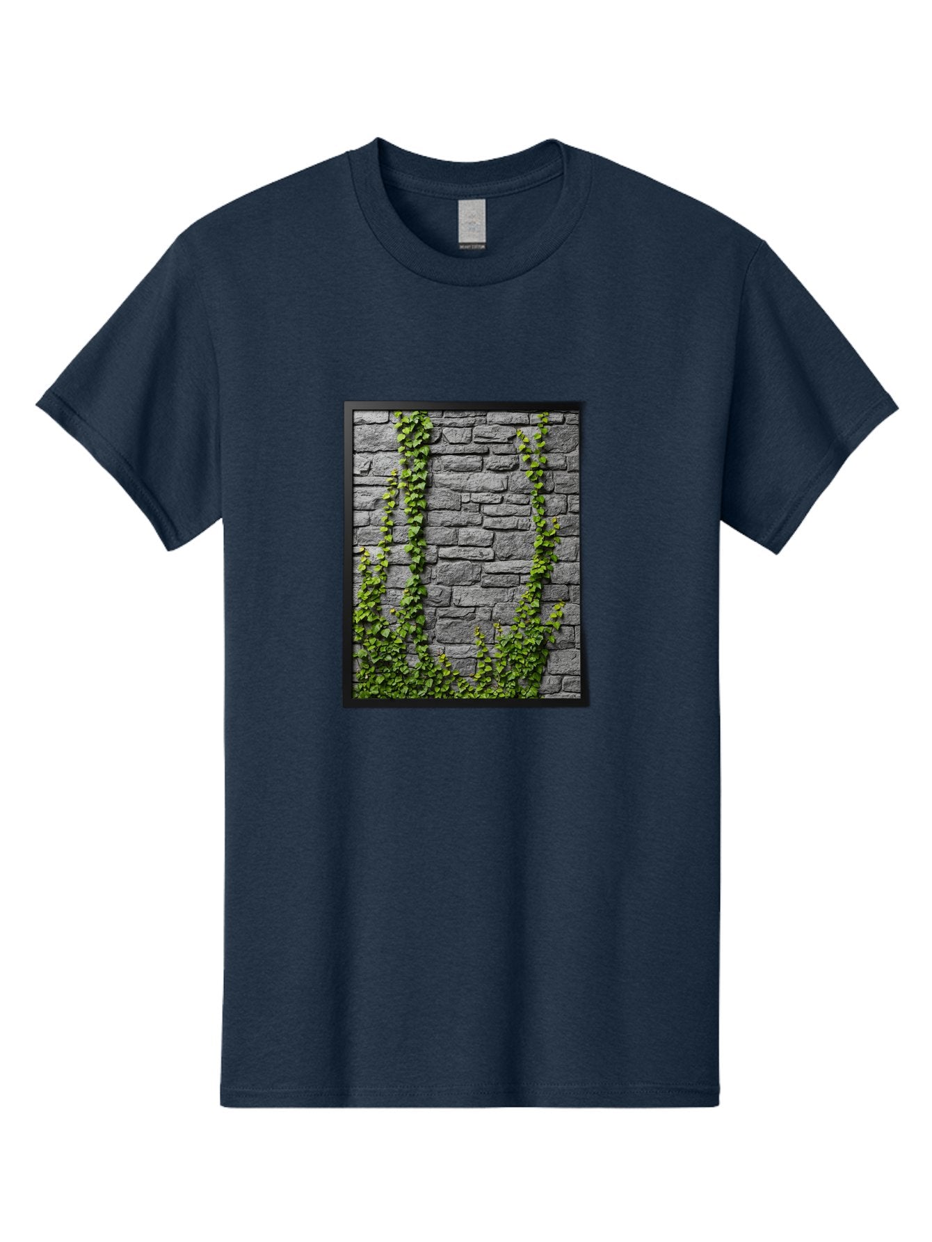 Vines-On-Stone-Wall Men'S Graphic Tee, 100% Cotton, Comfortable Casual Summer Wear, Machine Washable, Vintage Camera, Old Camera, Antique Camera, Black Camera, Classic Photography, Photography Equipment, Nostalgic Device, Film Camera, Bah342 11