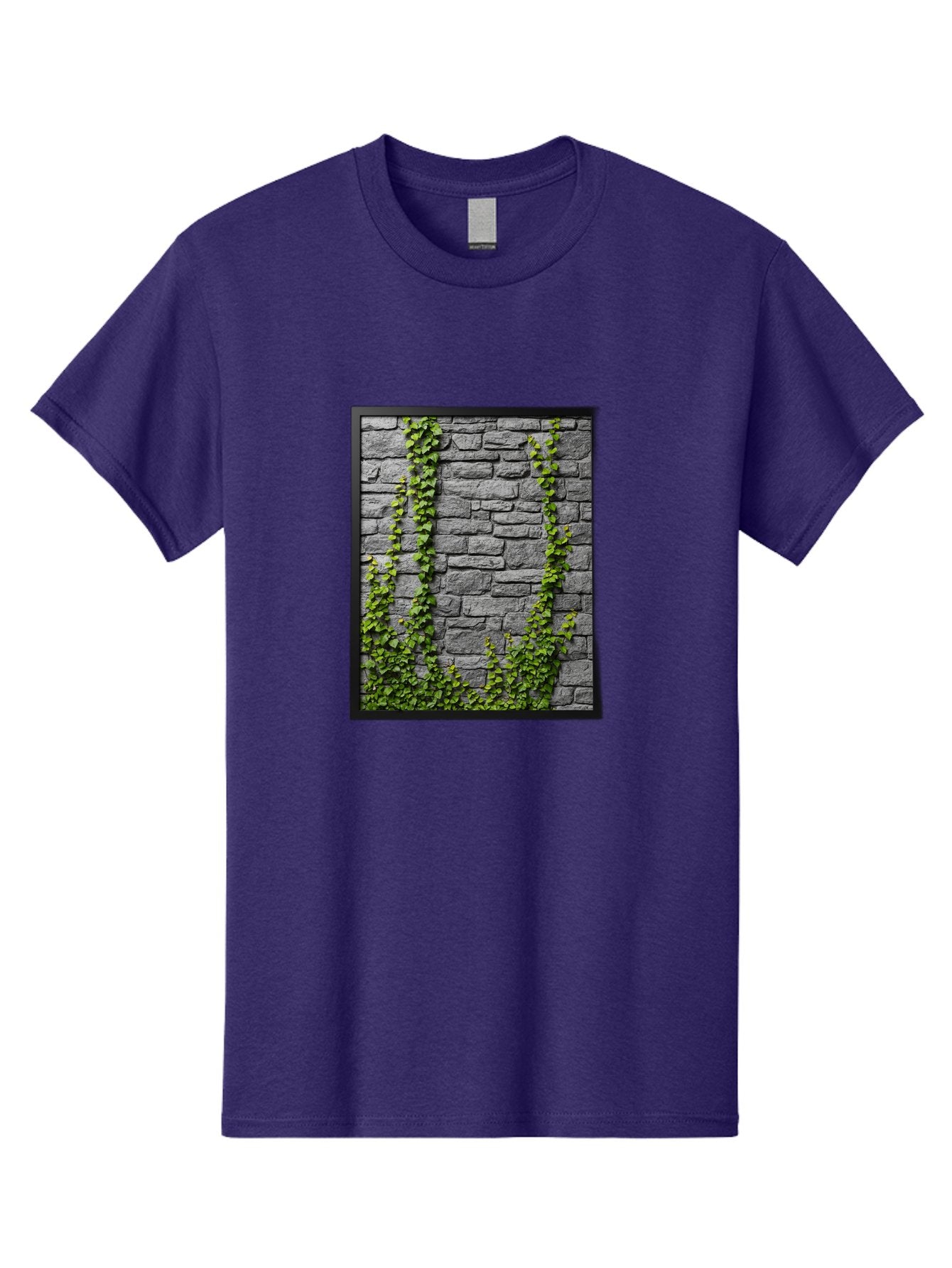 Vines-On-Stone-Wall Men'S Graphic Tee, 100% Cotton, Comfortable Casual Summer Wear, Machine Washable, Vintage Camera, Old Camera, Antique Camera, Black Camera, Classic Photography, Photography Equipment, Nostalgic Device, Film Camera, Bah342 13