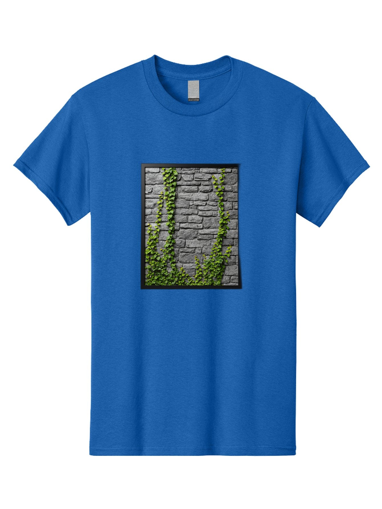 Vines-On-Stone-Wall Men'S Graphic Tee, 100% Cotton, Comfortable Casual Summer Wear, Machine Washable, Vintage Camera, Old Camera, Antique Camera, Black Camera, Classic Photography, Photography Equipment, Nostalgic Device, Film Camera, Bah342 12