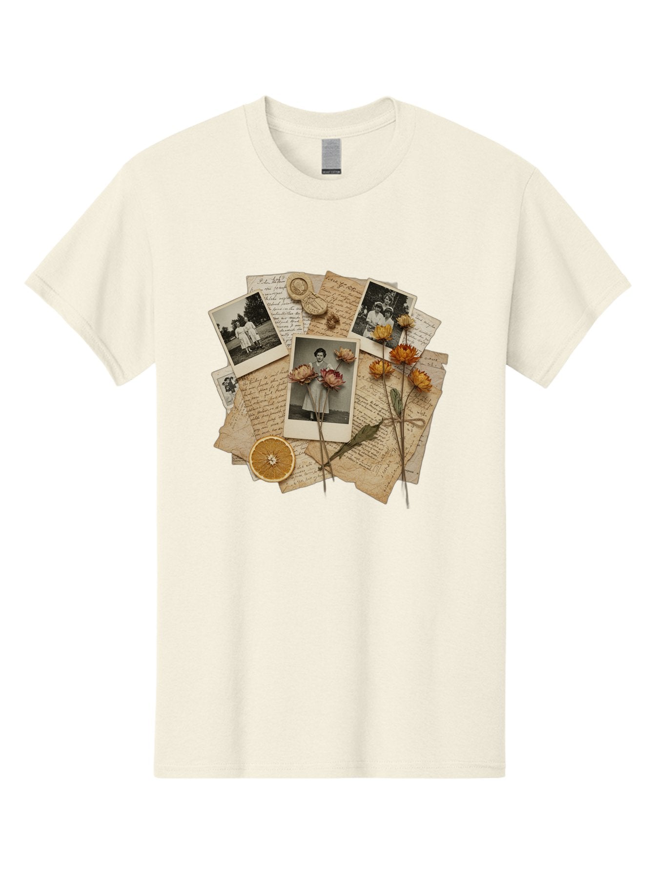 Vintage-Polaroids-And-Letters Men'S Graphic Tee, 100% Cotton, Comfortable Casual Summer Wear, Machine Washable, Vintage Camera, Old Camera, Antique Camera, Black Camera, Classic Photography, Photography Equipment, Nostalgic Device, Bah346 8