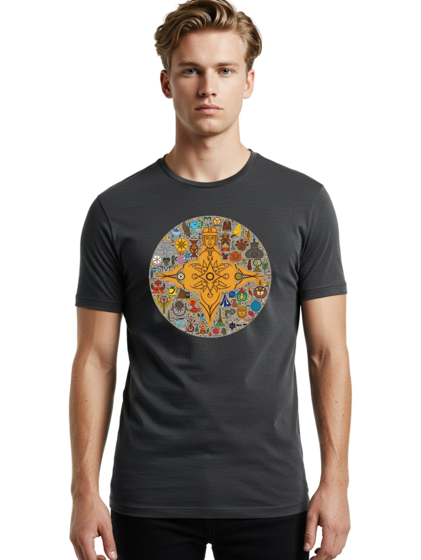 Vitruvian-Man Men'S Graphic Tee, 100% Cotton, Comfortable Casual Summer Wear, Machine Washable, Vintage Camera, Old Camera, Antique Camera, Black Camera, Classic Photography, Photography Equipment, Nostalgic Device, Film Camera, Camera Art Bah350 29