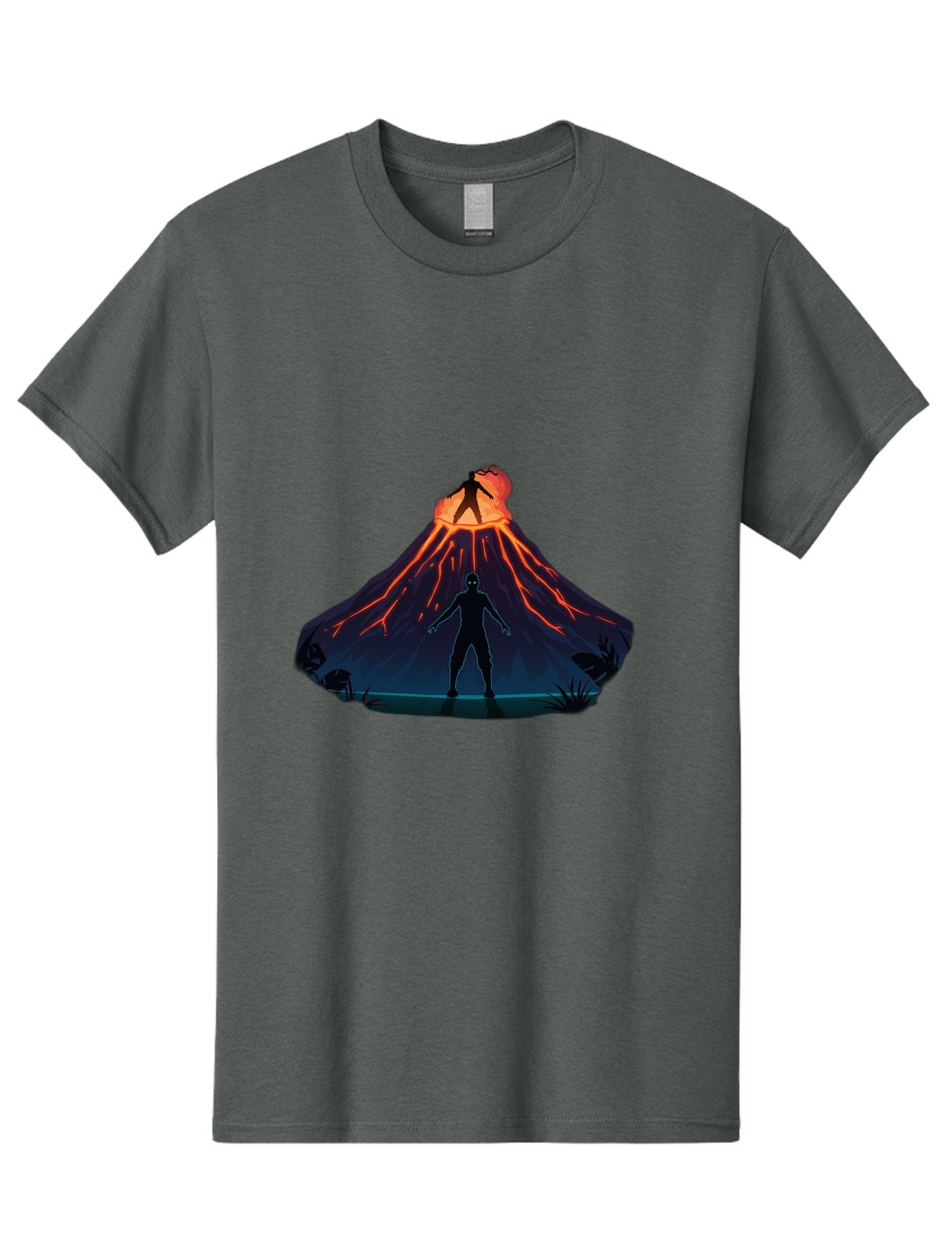 Volcano-Eruption Men'S Graphic Tee, 100% Cotton, Comfortable Casual Summer Wear, Machine Washable, Vintage Camera, Old Camera, Antique Camera, Black Camera, Classic Photography, Photography Equipment, Nostalgic Device, Film Camera, Camera Art Bah351