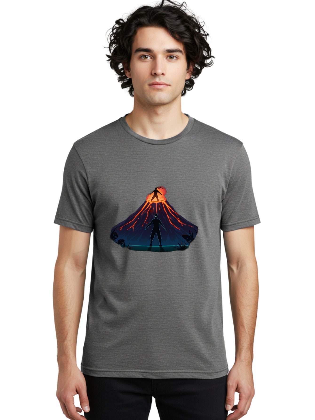 Volcano-Eruption Men'S Graphic Tee, 100% Cotton, Comfortable Casual Summer Wear, Machine Washable, Vintage Camera, Old Camera, Antique Camera, Black Camera, Classic Photography, Photography Equipment, Nostalgic Device, Film Camera, Camera Art Bah351 30