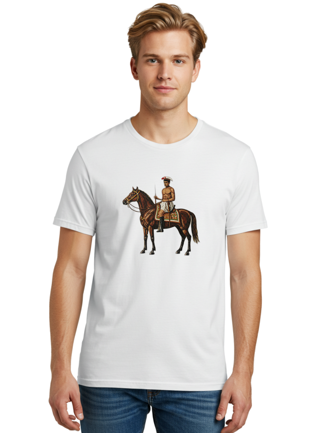 Warrior-On-Horse Men'S Graphic Tee, 100% Cotton, Comfortable Casual Summer Wear, Machine Washable, Vintage Camera, Old Camera, Antique Camera, Black Camera, Classic Photography, Photography Equipment, Nostalgic Device, Film Camera, Camera Art Bah355 24