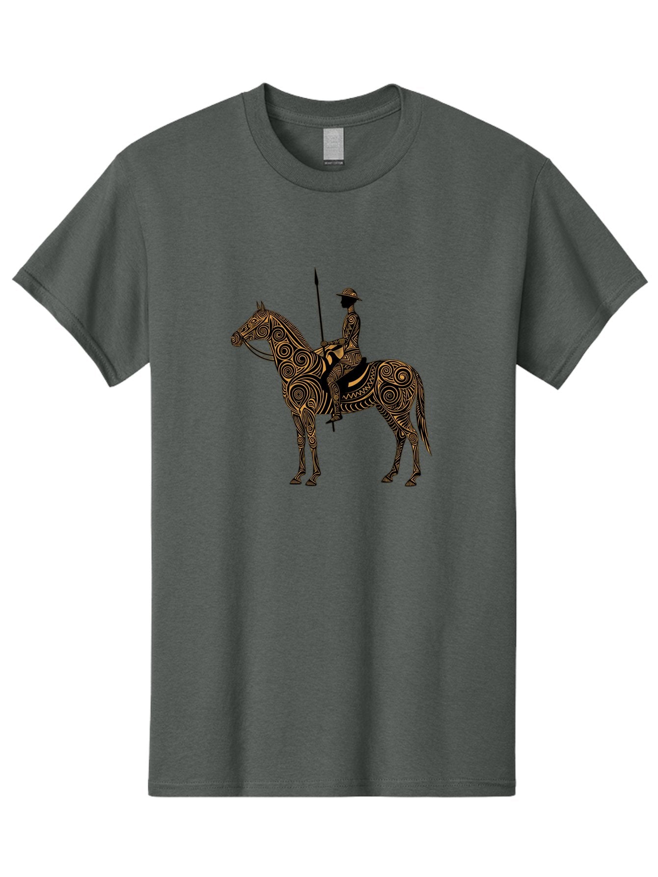 Warrior-On-Horseback Men'S Graphic Tee, 100% Cotton, Comfortable Casual Summer Wear, Machine Washable, Vintage Camera, Old Camera, Antique Camera, Black Camera, Classic Photography, Photography Equipment, Nostalgic Device, Film Camera, Bah356 13