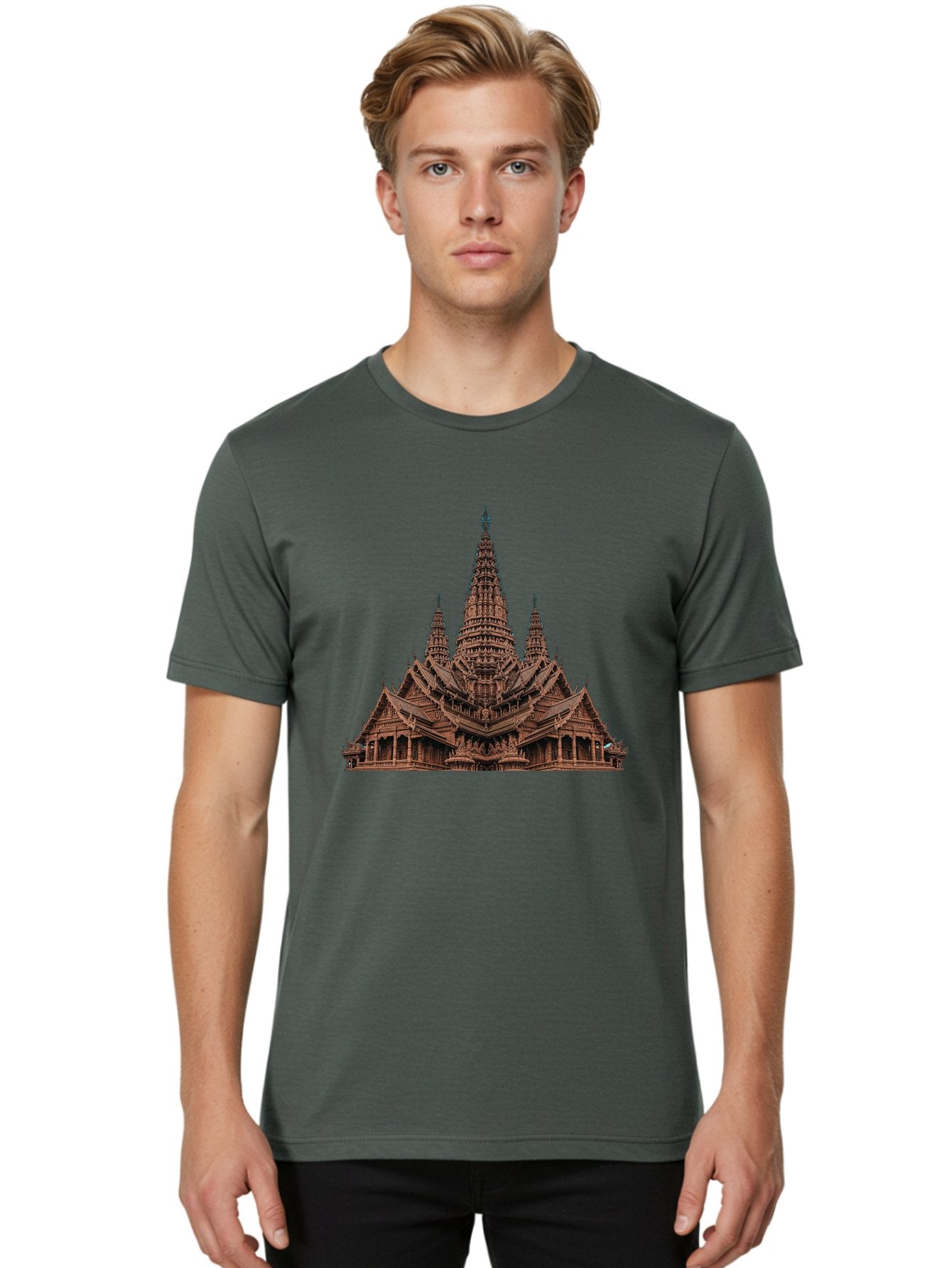 Wat-Arun-1 Men'S Graphic Tee, 100% Cotton, Comfortable Casual Summer Wear, Machine Washable, Vintage Camera, Old Camera, Antique Camera, Black Camera, Classic Photography, Photography Equipment, Nostalgic Device, Film Camera, Camera Art Bah357 27