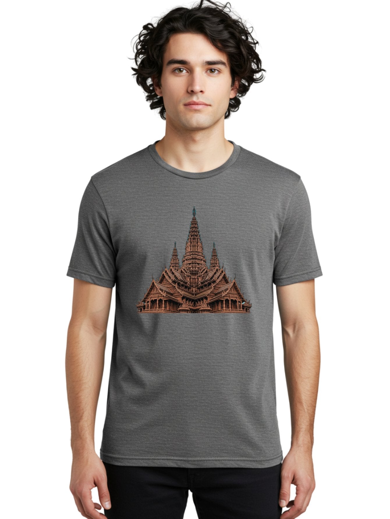 Wat-Arun-1 Men'S Graphic Tee, 100% Cotton, Comfortable Casual Summer Wear, Machine Washable, Vintage Camera, Old Camera, Antique Camera, Black Camera, Classic Photography, Photography Equipment, Nostalgic Device, Film Camera, Camera Art Bah357 18