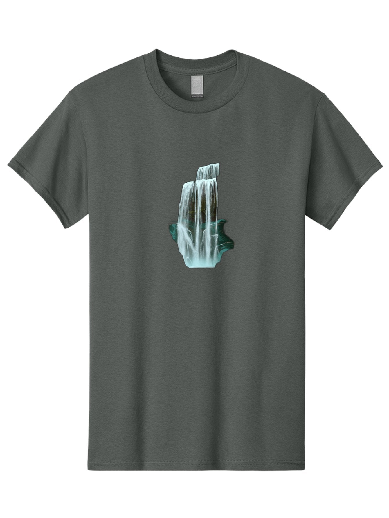 Waterfall Men'S Graphic Tee, 100% Cotton, Comfortable Casual Summer Wear, Machine Washable, Vintage Camera, Old Camera, Antique Camera, Black Camera, Classic Photography, Photography Equipment, Nostalgic Device, Film Camera, Camera Art Bah362 13