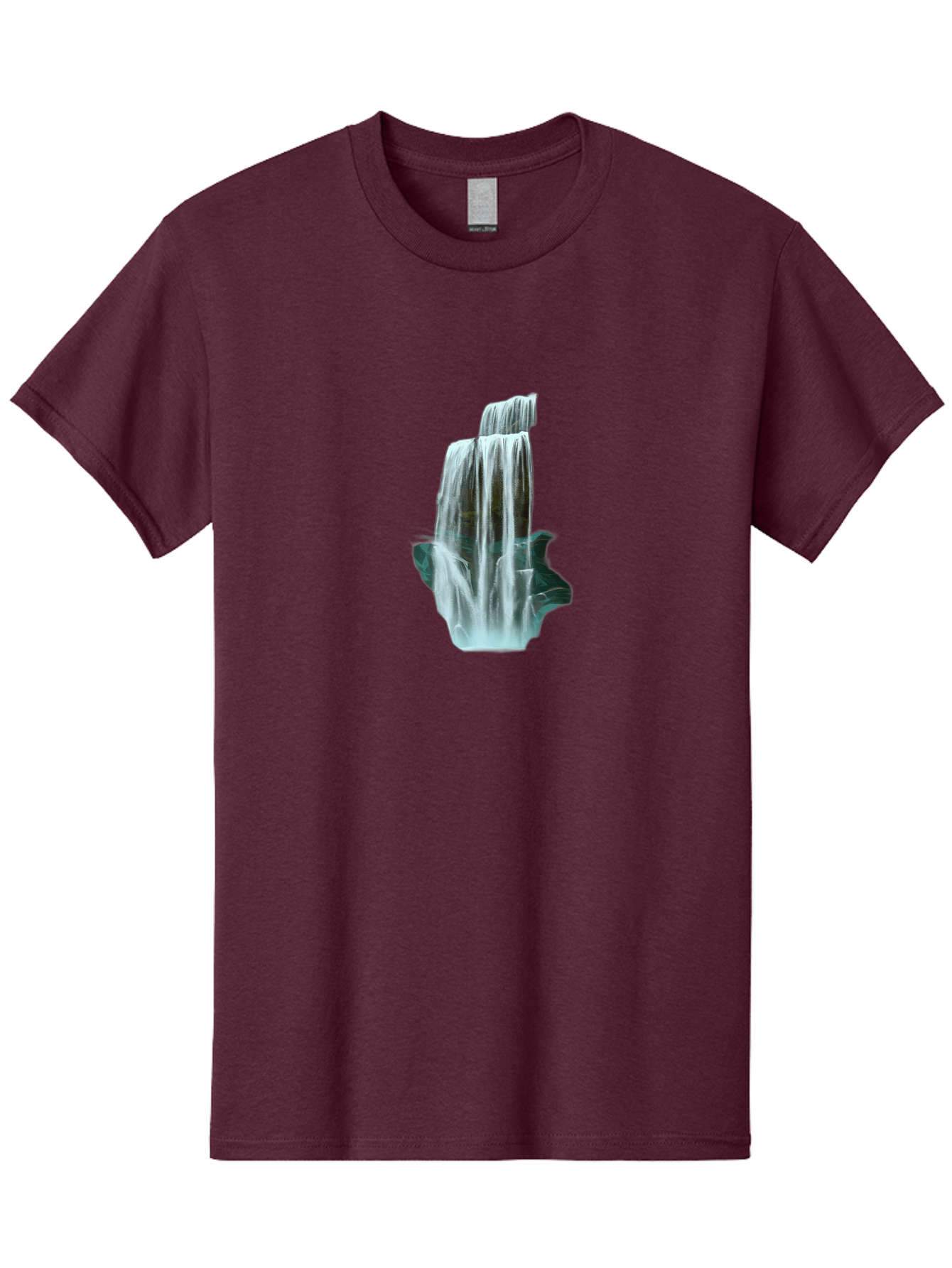Waterfall Men'S Graphic Tee, 100% Cotton, Comfortable Casual Summer Wear, Machine Washable, Vintage Camera, Old Camera, Antique Camera, Black Camera, Classic Photography, Photography Equipment, Nostalgic Device, Film Camera, Camera Art Bah362