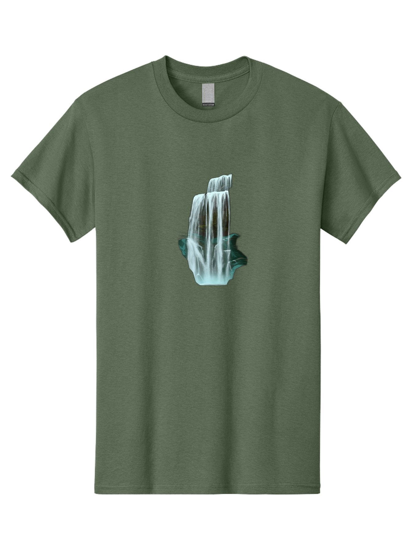 Waterfall Men'S Graphic Tee, 100% Cotton, Comfortable Casual Summer Wear, Machine Washable, Vintage Camera, Old Camera, Antique Camera, Black Camera, Classic Photography, Photography Equipment, Nostalgic Device, Film Camera, Camera Art Bah362 5