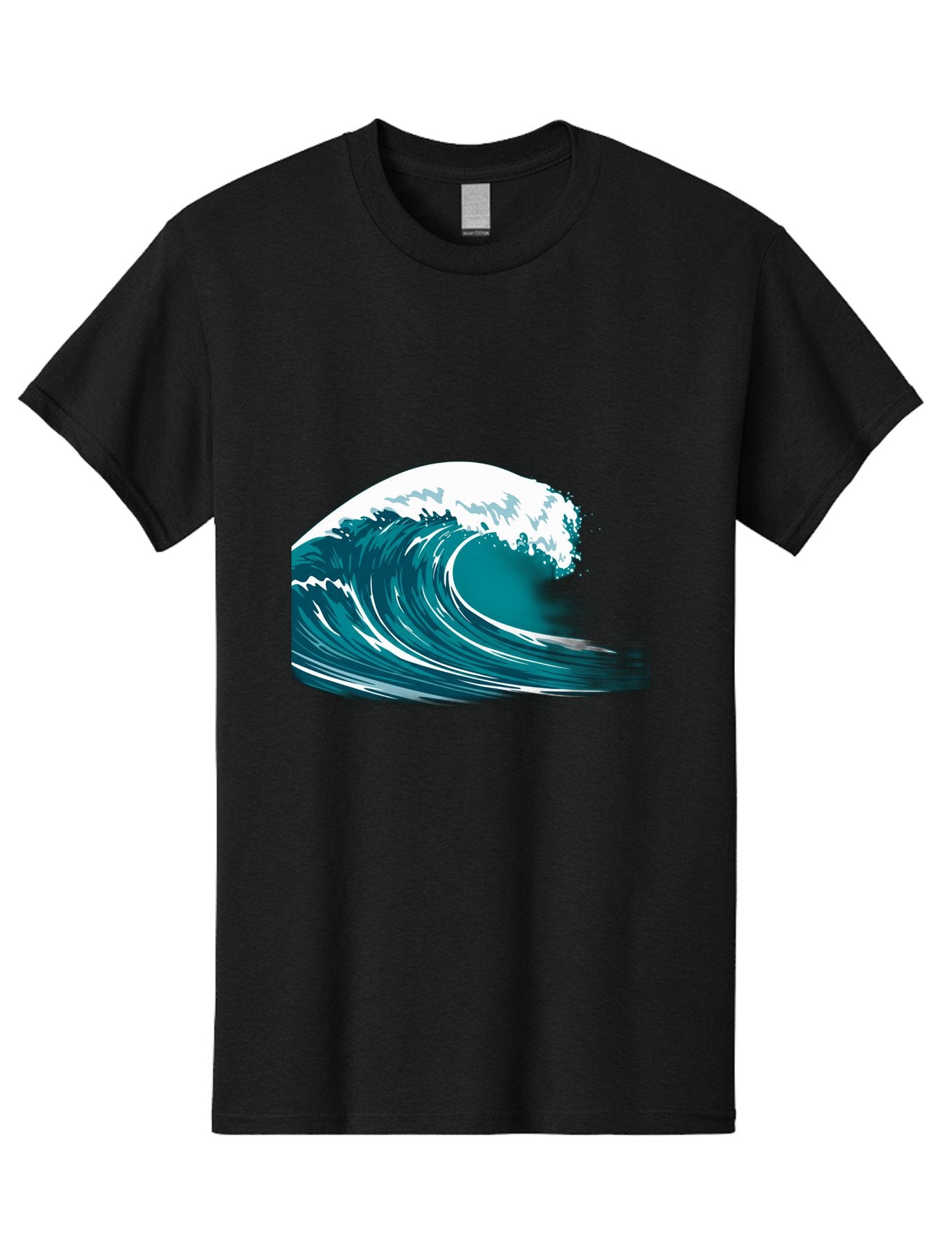 Wave Men'S Graphic Tee, 100% Cotton, Comfortable Casual Summer Wear, Machine Washable, Vintage Camera, Old Camera, Antique Camera, Black Camera, Classic Photography, Photography Equipment, Nostalgic Device, Film Camera, Camera Art Bah364 10