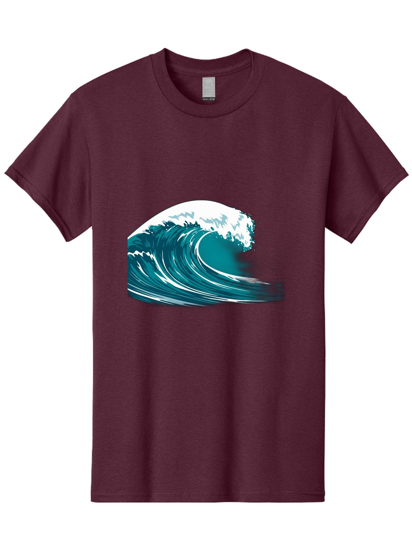 Wave Men'S Graphic Tee, 100% Cotton, Comfortable Casual Summer Wear, Machine Washable, Vintage Camera, Old Camera, Antique Camera, Black Camera, Classic Photography, Photography Equipment, Nostalgic Device, Film Camera, Camera Art Bah364 5