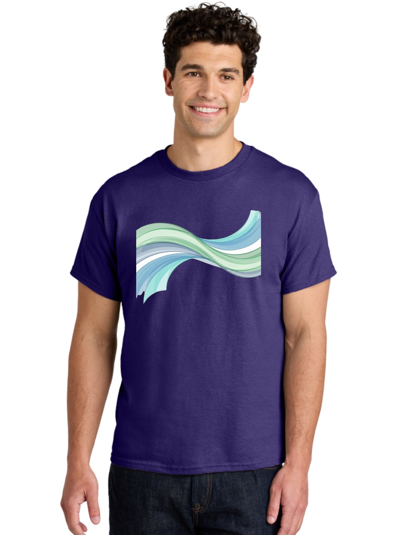 Wavy-Lines Men'S Graphic Tee, 100% Cotton, Comfortable Casual Summer Wear, Machine Washable, Vintage Camera, Old Camera, Antique Camera, Black Camera, Classic Photography, Photography Equipment, Nostalgic Device, Film Camera, Camera Art Bah365 24