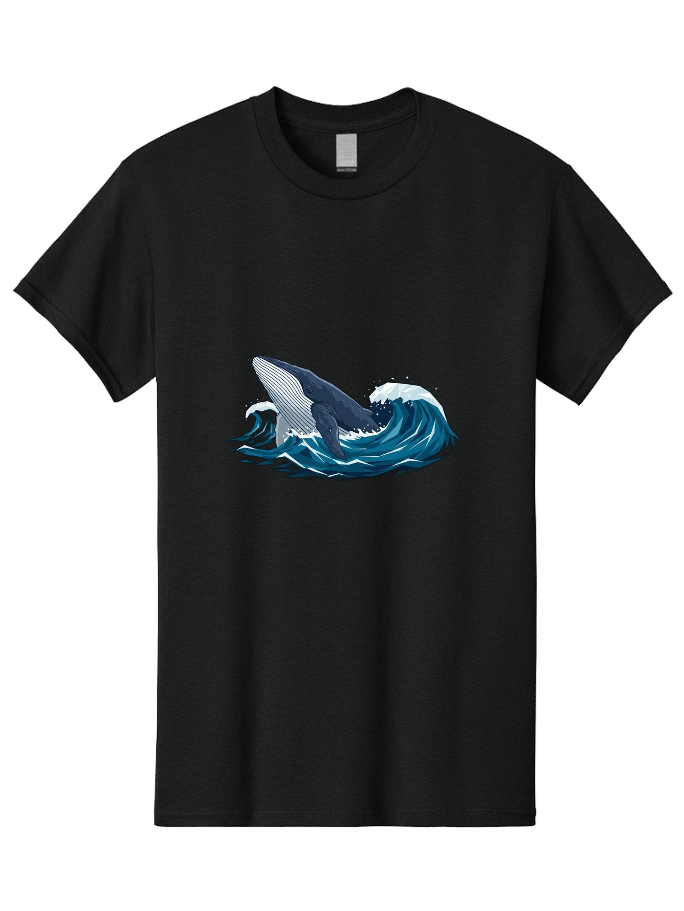 Whale-Breaching-Wave Men'S Graphic Tee, 100% Cotton, Comfortable Casual Summer Wear, Machine Washable, Vintage Camera, Old Camera, Antique Camera, Black Camera, Classic Photography, Photography Equipment, Nostalgic Device, Film Camera, Bah366