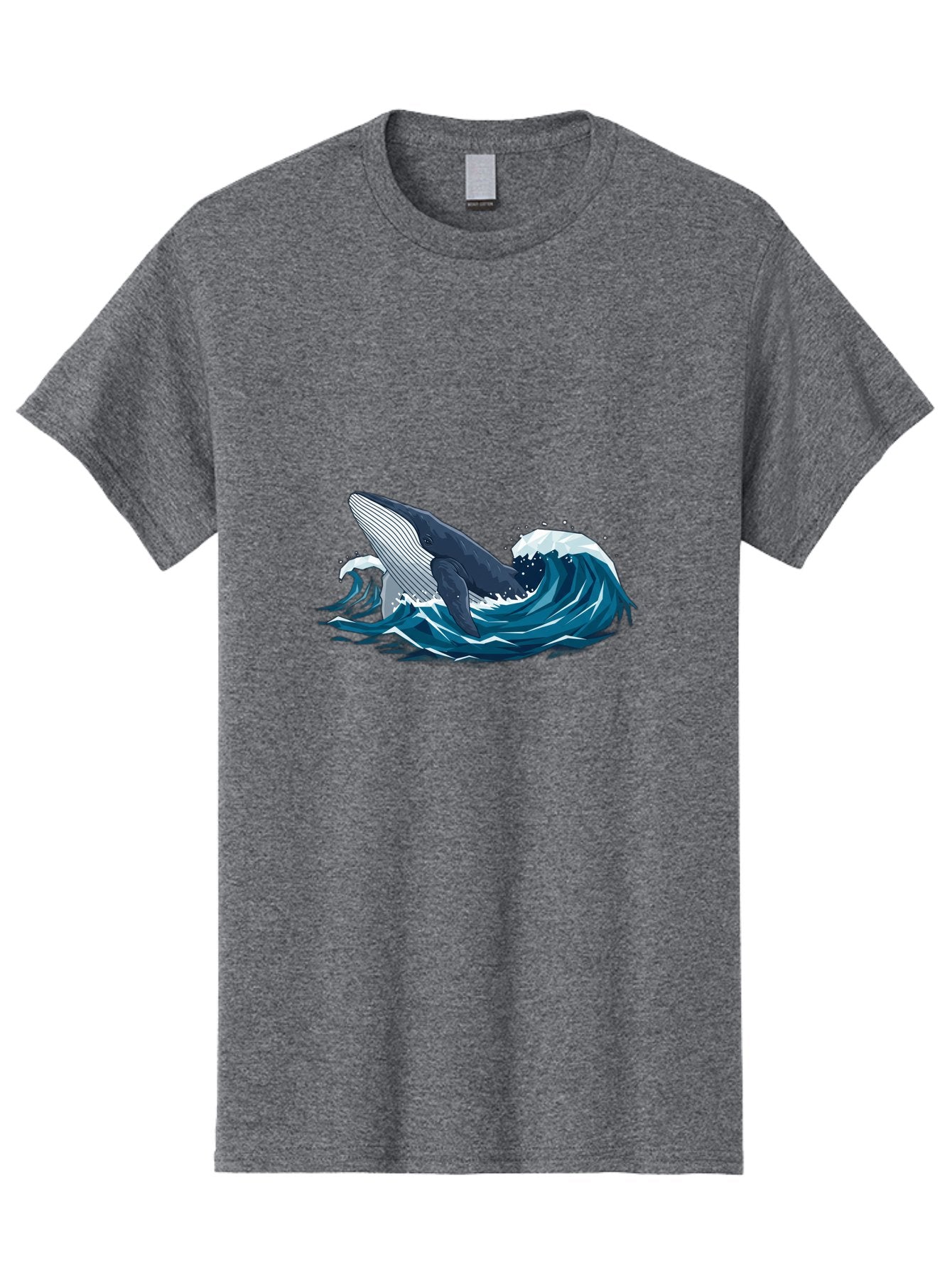 Whale-Breaching-Wave Men'S Graphic Tee, 100% Cotton, Comfortable Casual Summer Wear, Machine Washable, Vintage Camera, Old Camera, Antique Camera, Black Camera, Classic Photography, Photography Equipment, Nostalgic Device, Film Camera, Bah366