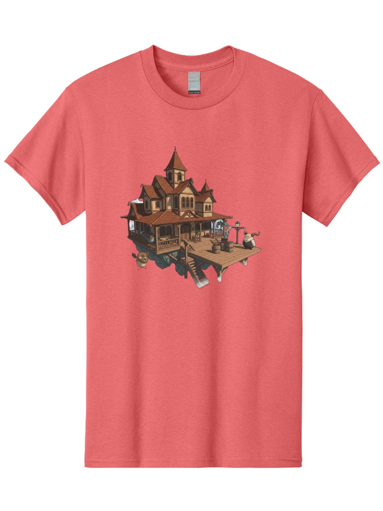 Whimsical-Wooden-Treehouse Men'S Graphic Tee, 100% Cotton, Comfortable Casual Summer Wear, Machine Washable, Vintage Camera, Old Camera, Antique Camera, Black Camera, Classic Photography, Photography Equipment, Nostalgic Device, Film Camera, Bah367 4