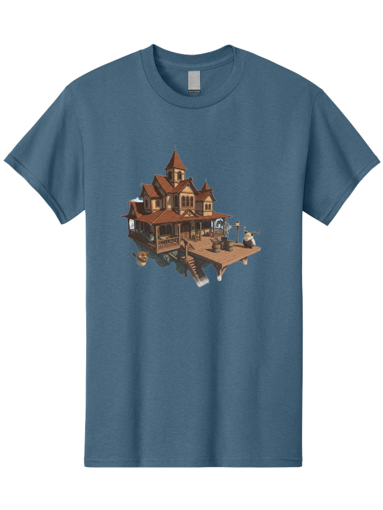 Whimsical-Wooden-Treehouse Men'S Graphic Tee, 100% Cotton, Comfortable Casual Summer Wear, Machine Washable, Vintage Camera, Old Camera, Antique Camera, Black Camera, Classic Photography, Photography Equipment, Nostalgic Device, Film Camera, Bah367
