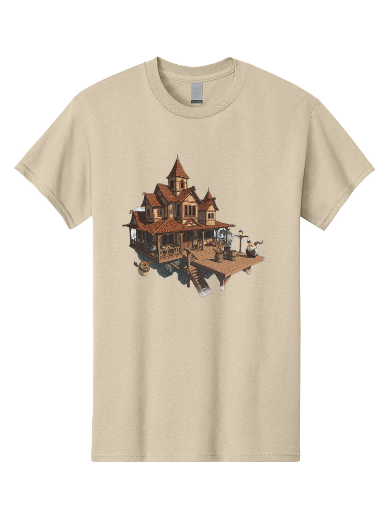 Whimsical-Wooden-Treehouse Men'S Graphic Tee, 100% Cotton, Comfortable Casual Summer Wear, Machine Washable, Vintage Camera, Old Camera, Antique Camera, Black Camera, Classic Photography, Photography Equipment, Nostalgic Device, Film Camera, Bah367 8